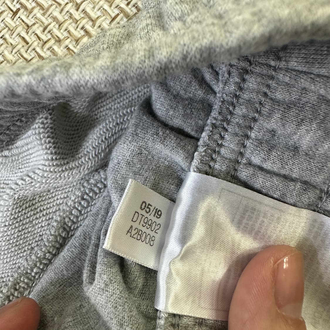 M 오리지널 삼선 스웻 반바지 0403D 상품이미지3