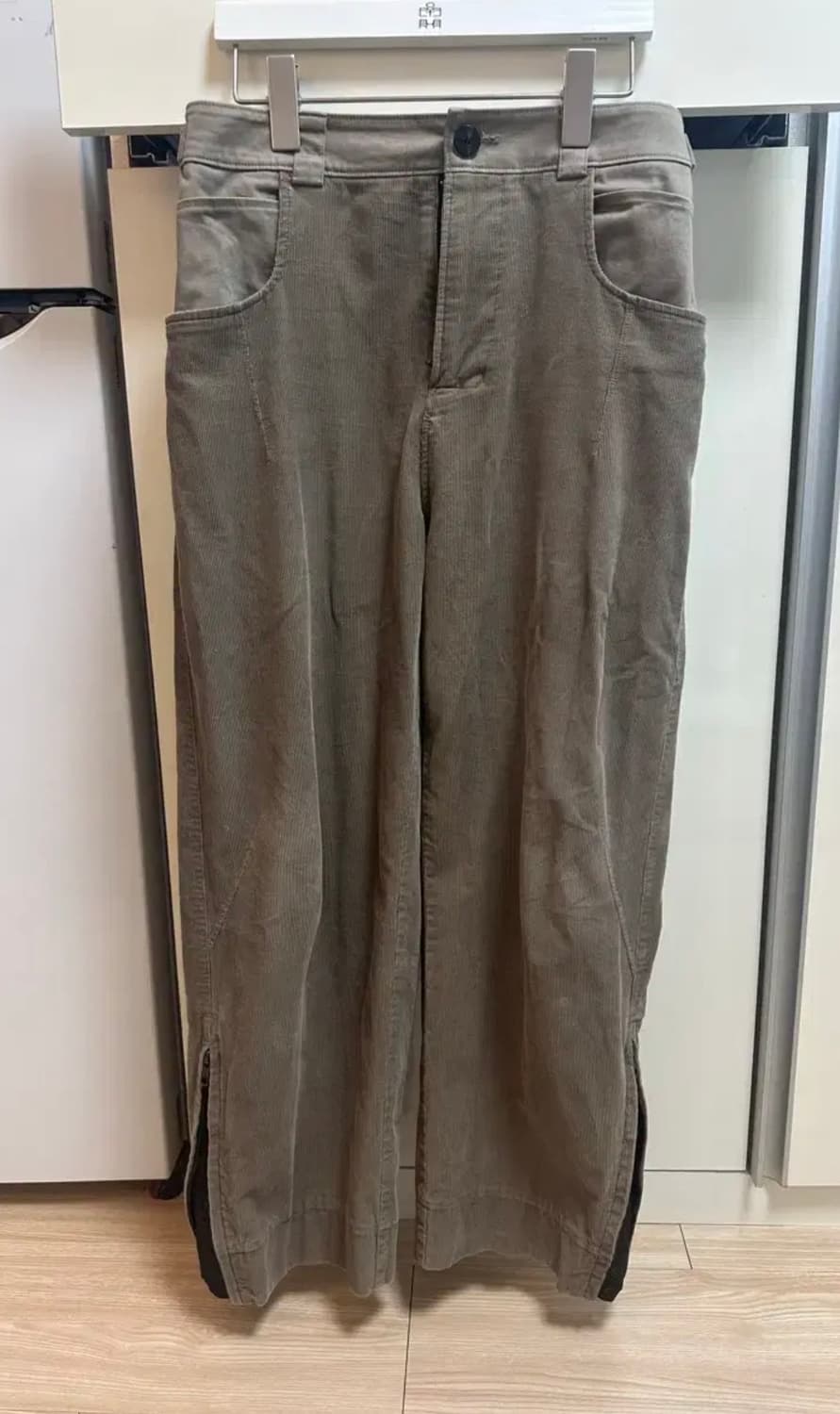 폴리테루 하나비팬츠 올리브 그레이 상품이미지2