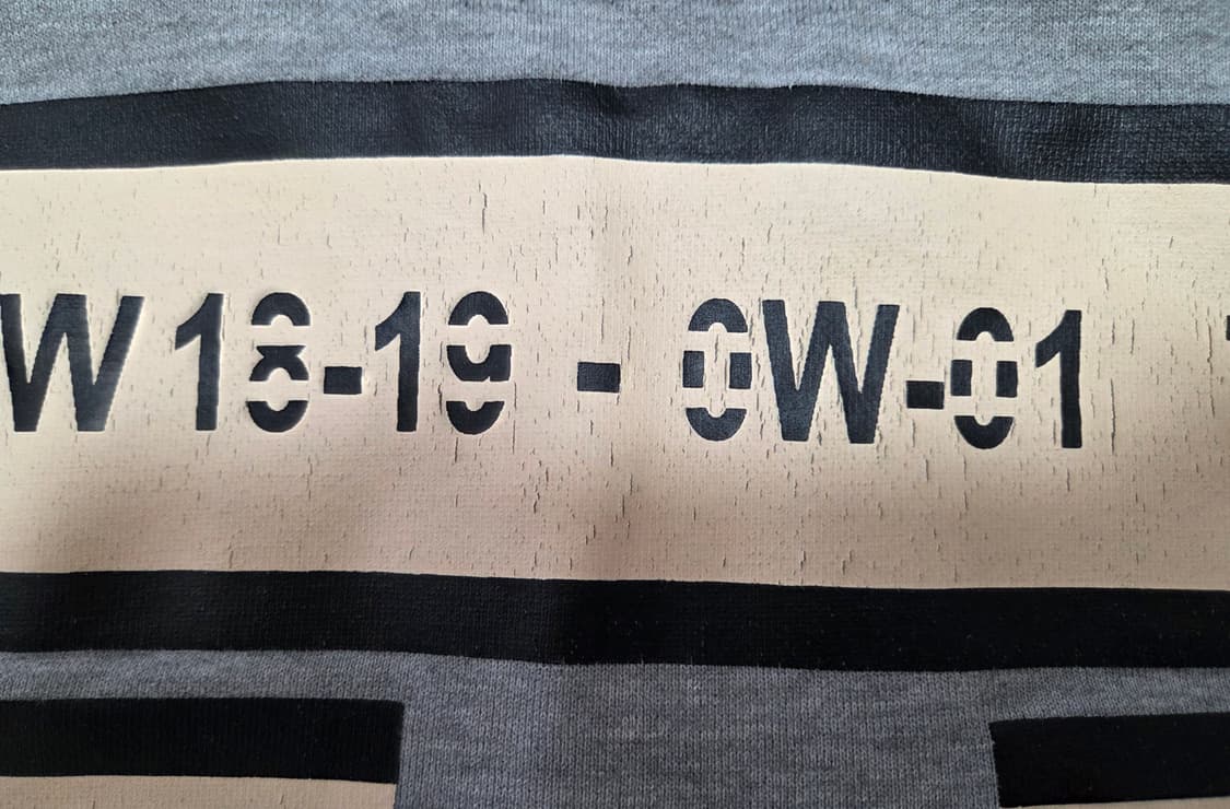 오프화이트 애로우 프린트 후드집업  상품이미지8