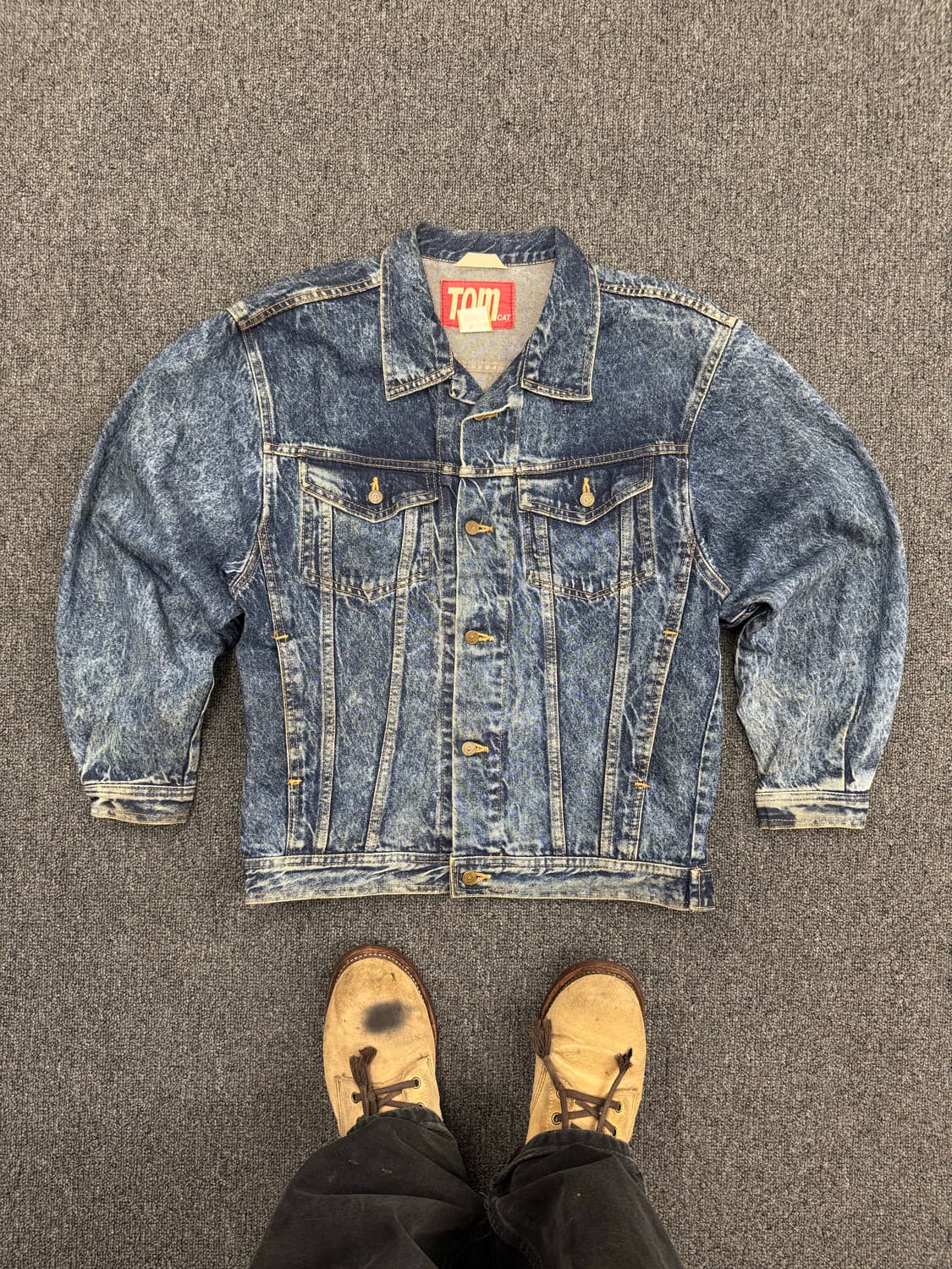 Tom cat 빈티지 데님자켓 상품이미지1