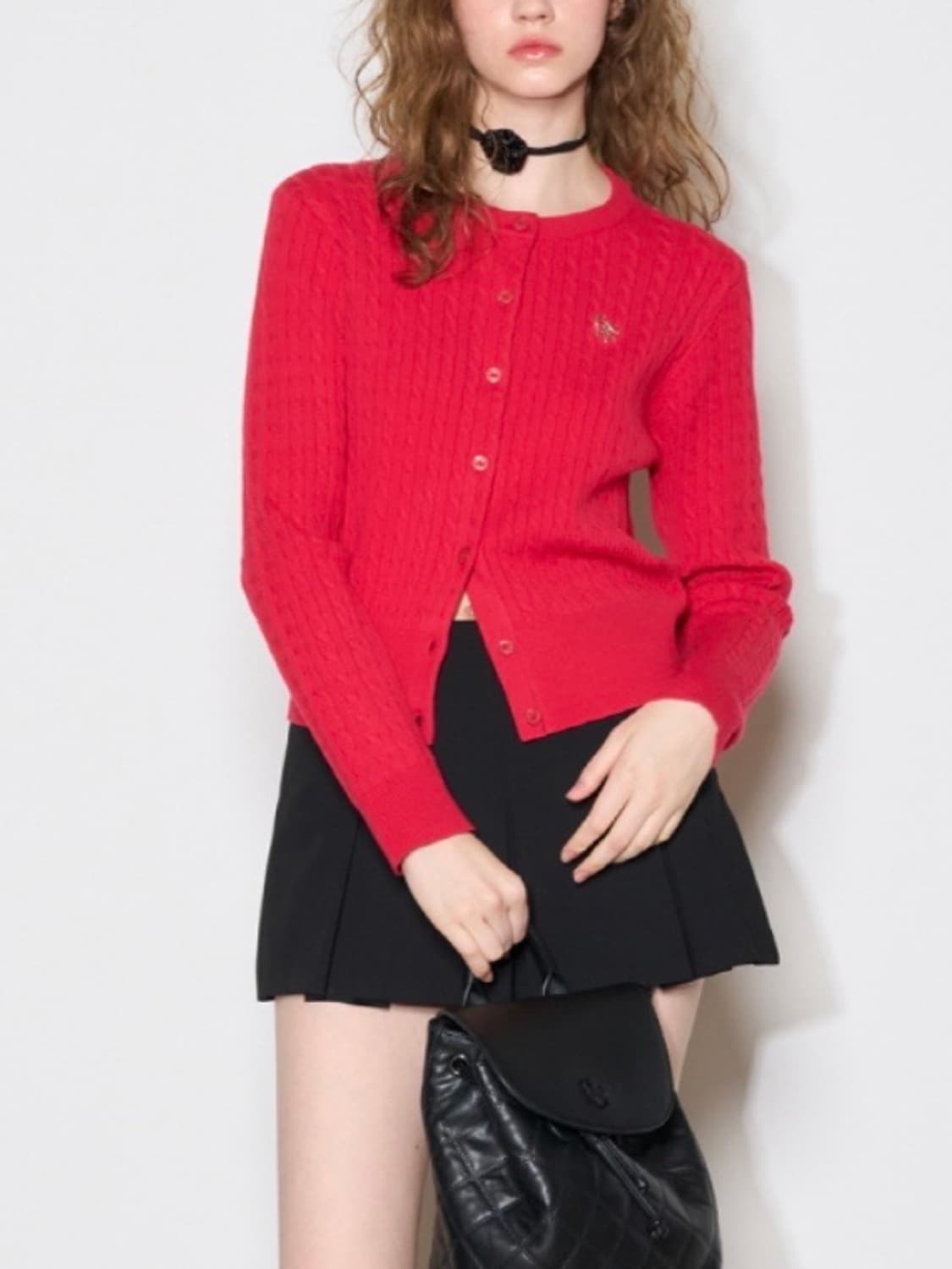 WOMAN GNRL 에센셜 케이블 가디건  상품이미지2