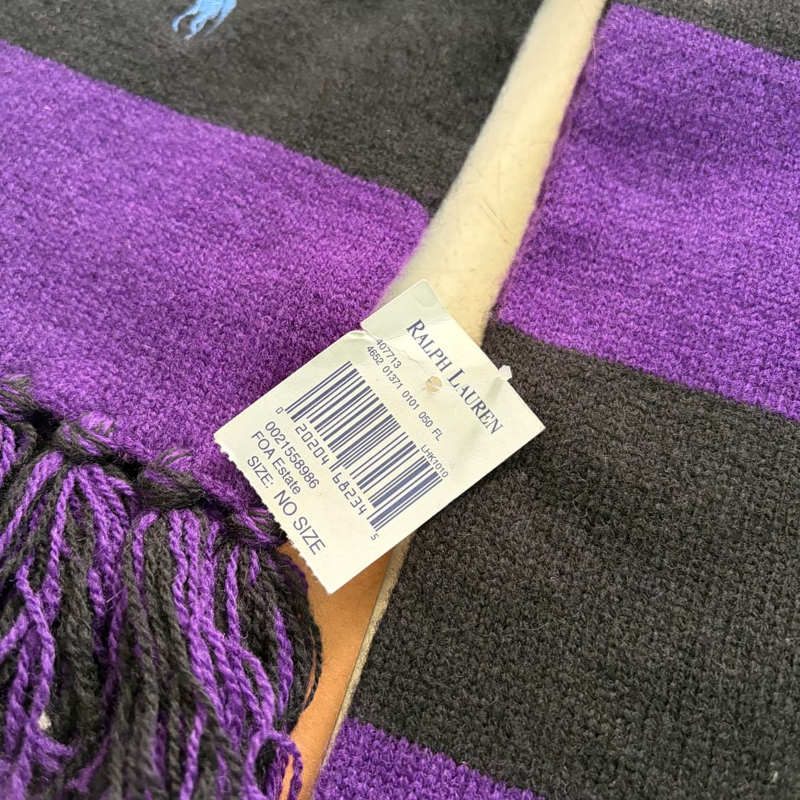 폴로 랄프로렌 빈티지 머플러 OS 상품이미지3