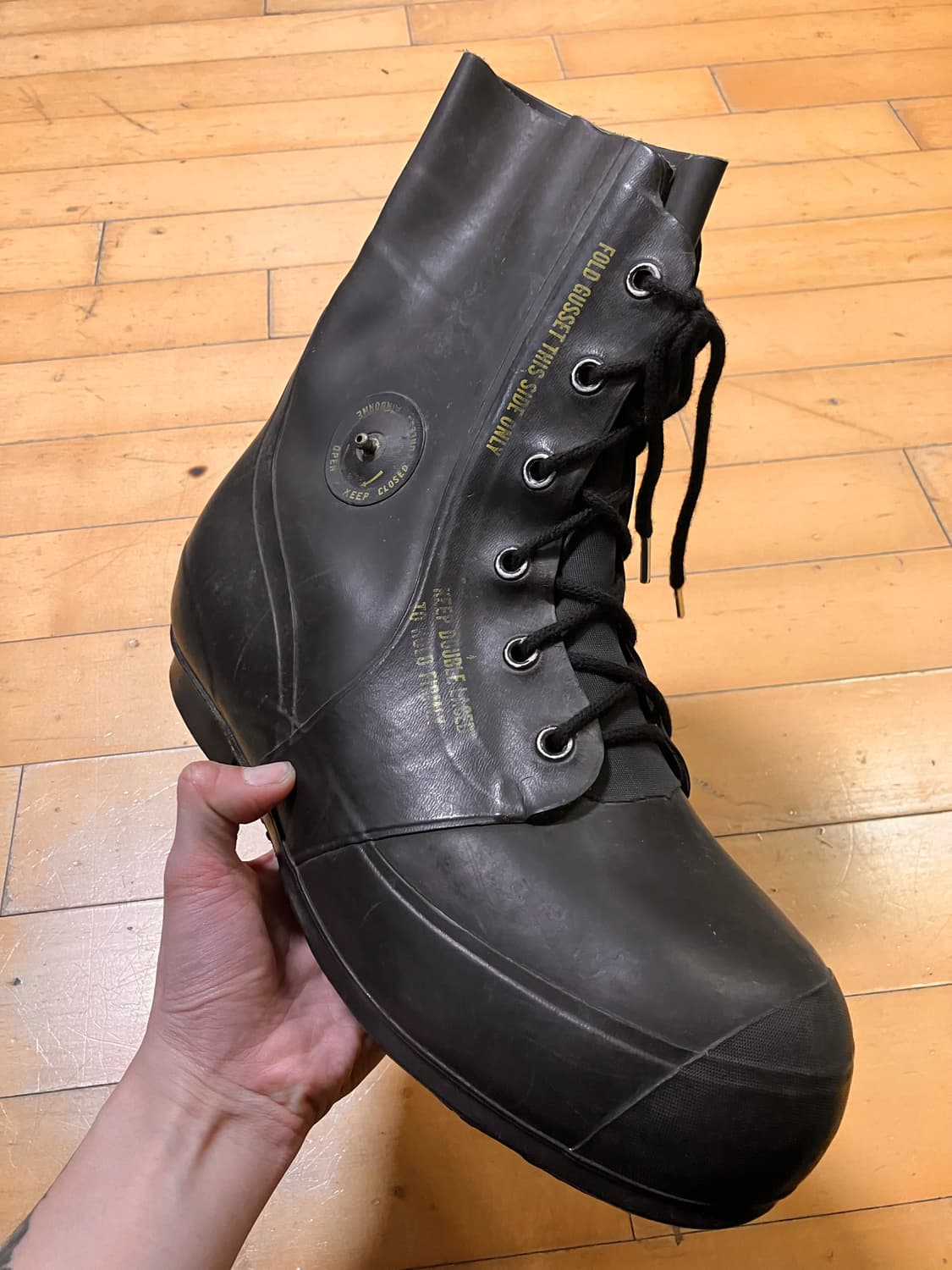 60-70s USFK 보급용 YZY 버니부츠 블랙 12R (285-90) 상품이미지5