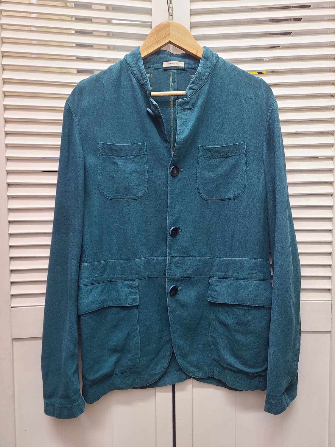 아르마니꼴레지오니 린넨 블레이저 자켓 상품이미지1