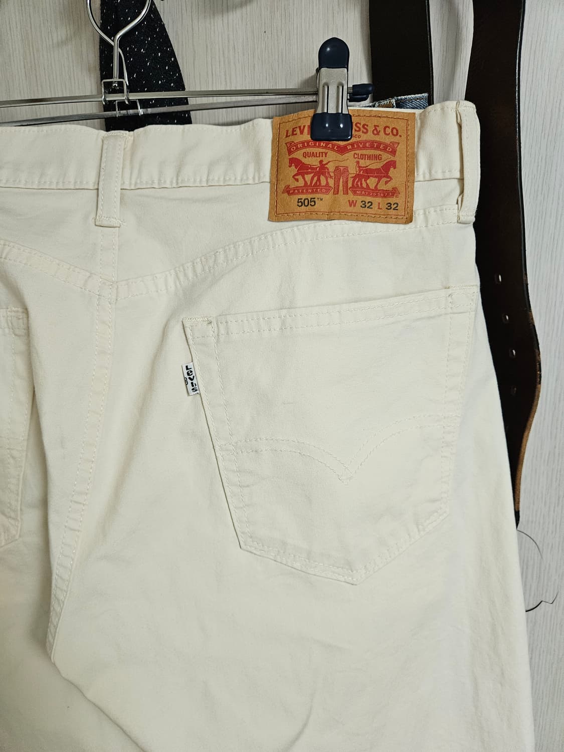 리바이스 505 화이트탭  32x32 levis 상품이미지3