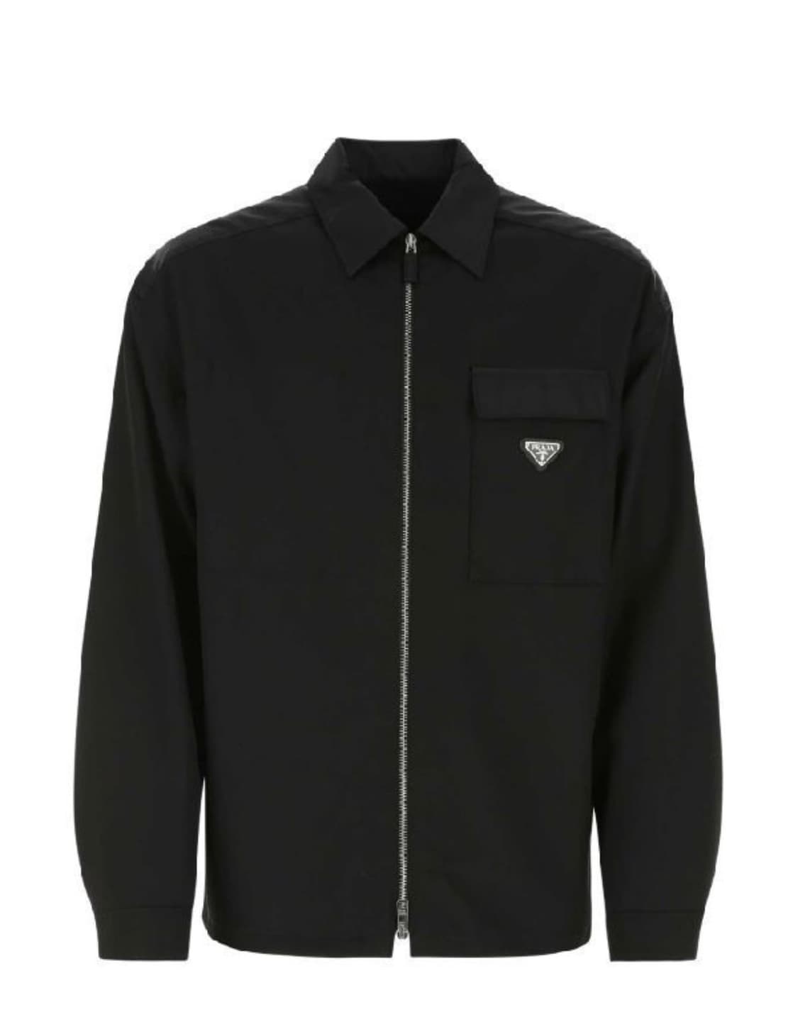 프라다 / 울 앤 리나일론 오버 셔츠 / L 상품이미지1