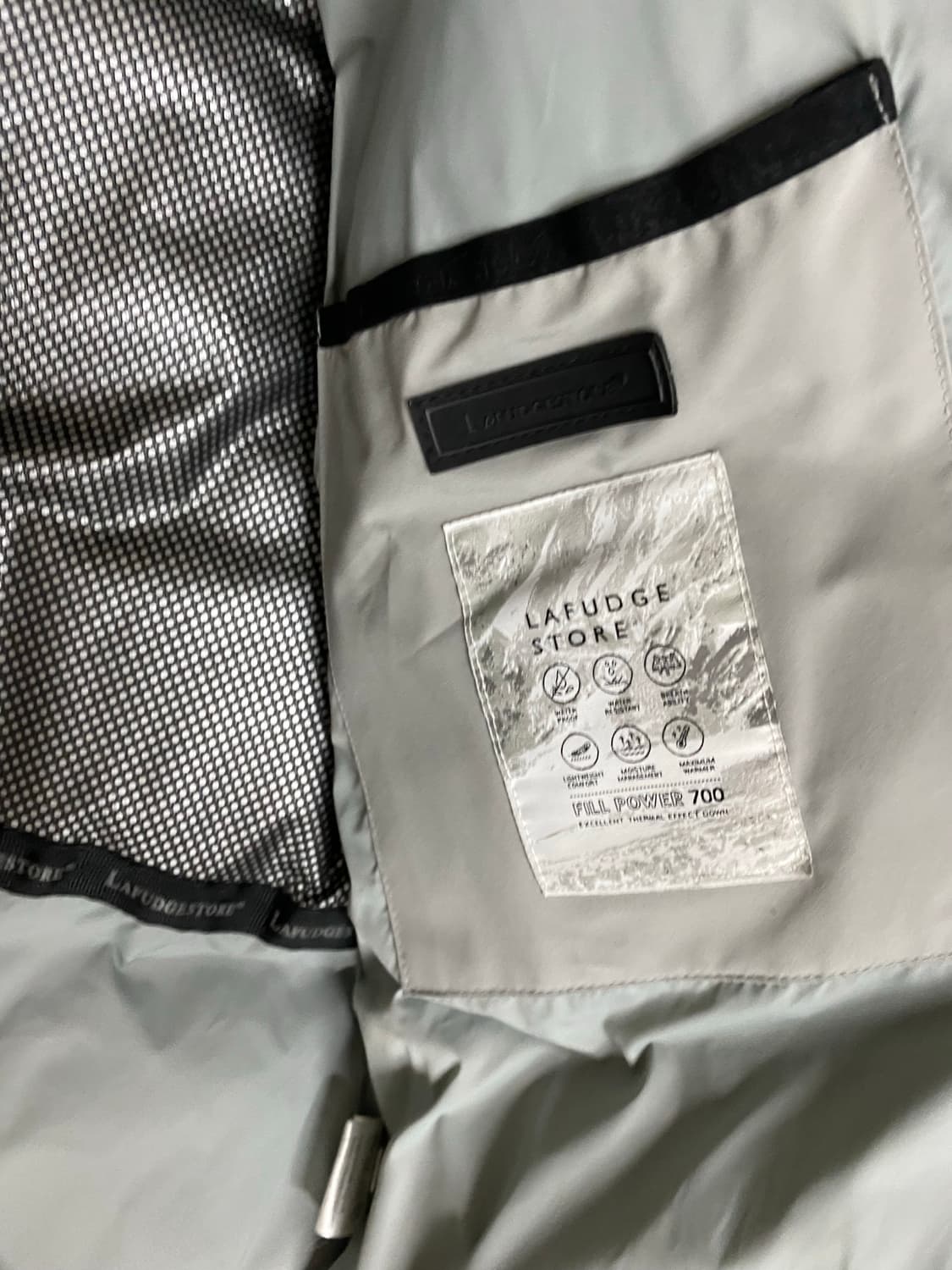 라퍼지스토어 덕다운 푸퍼 라이트 그레이 L 상품이미지4