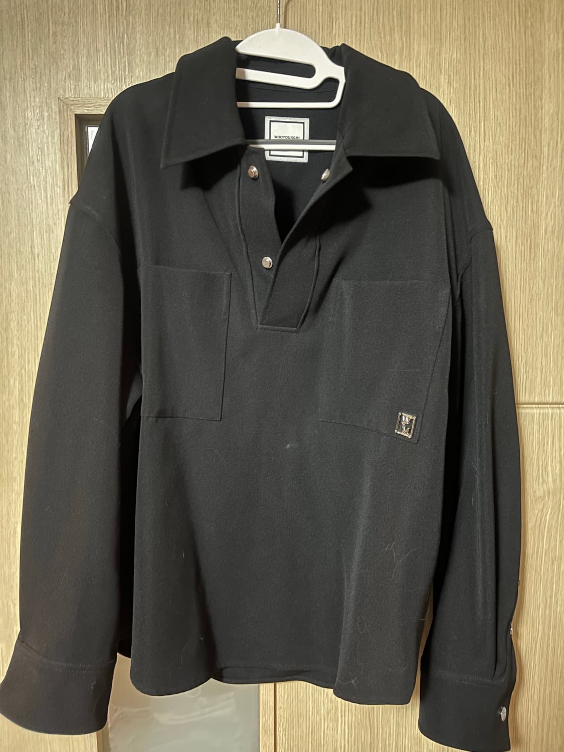 우영미 블랙셔츠 상품이미지1