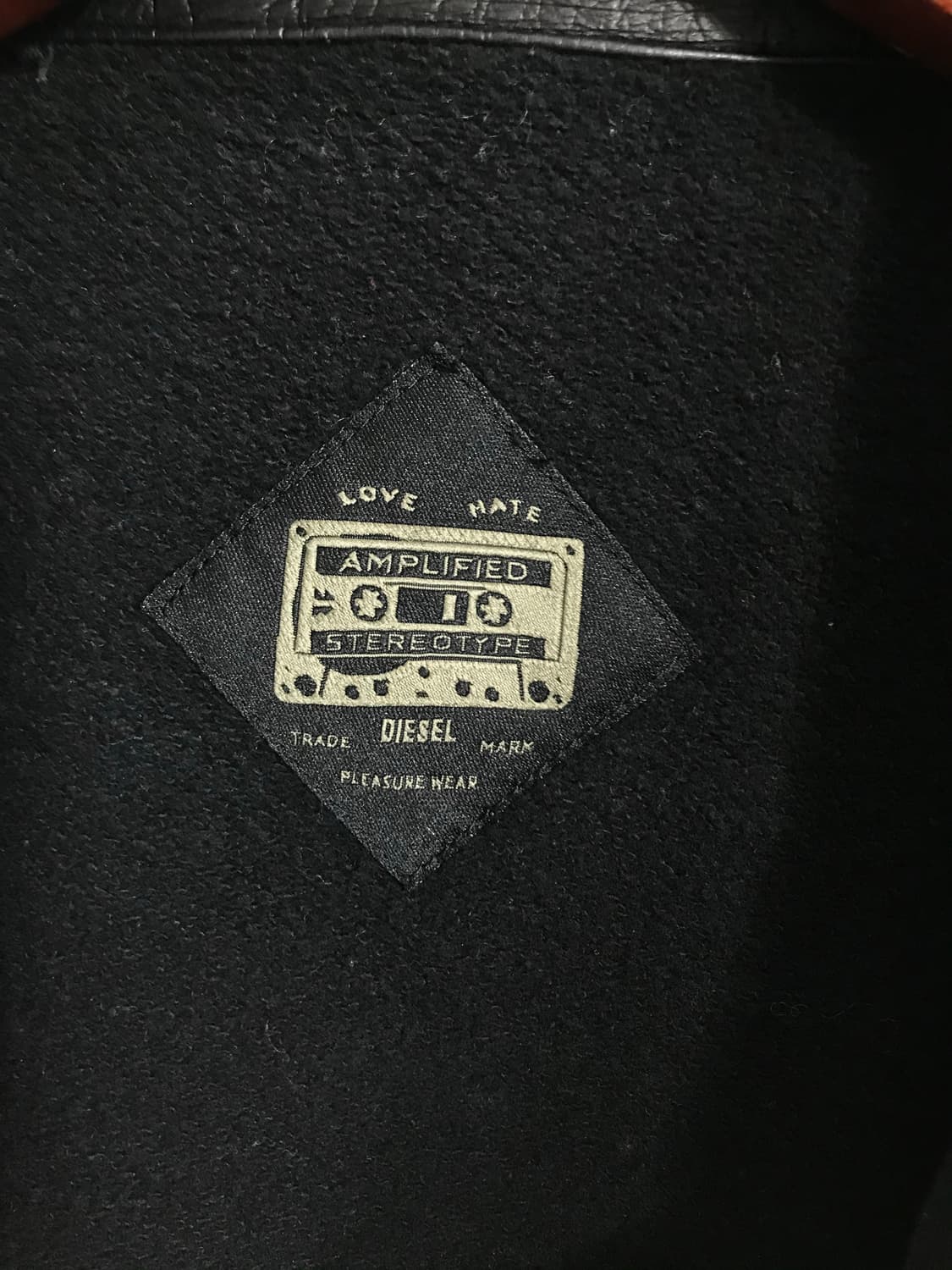 디젤 가죽 패치 사이드 지퍼 코튼 자켓 상품이미지6