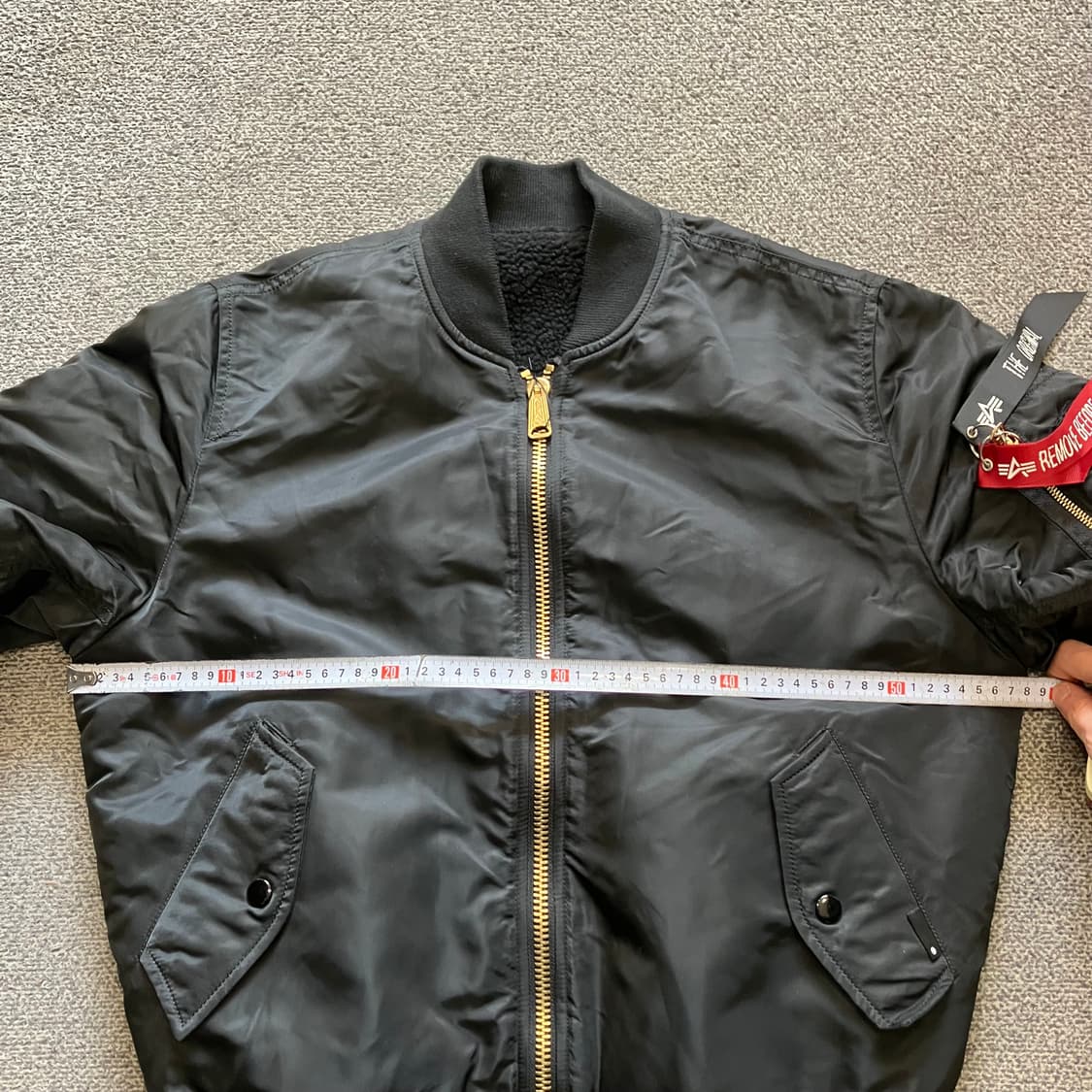 375 알파인더스트리 디스이즈네버댓 항공점퍼 ma1 상품이미지9