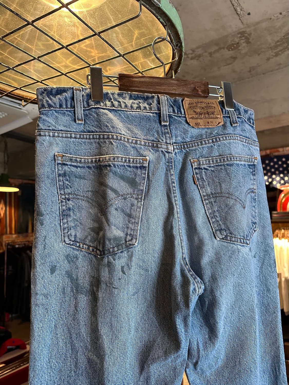 90s USA Levis 517 Boot Cut Denim Pants 상품이미지5