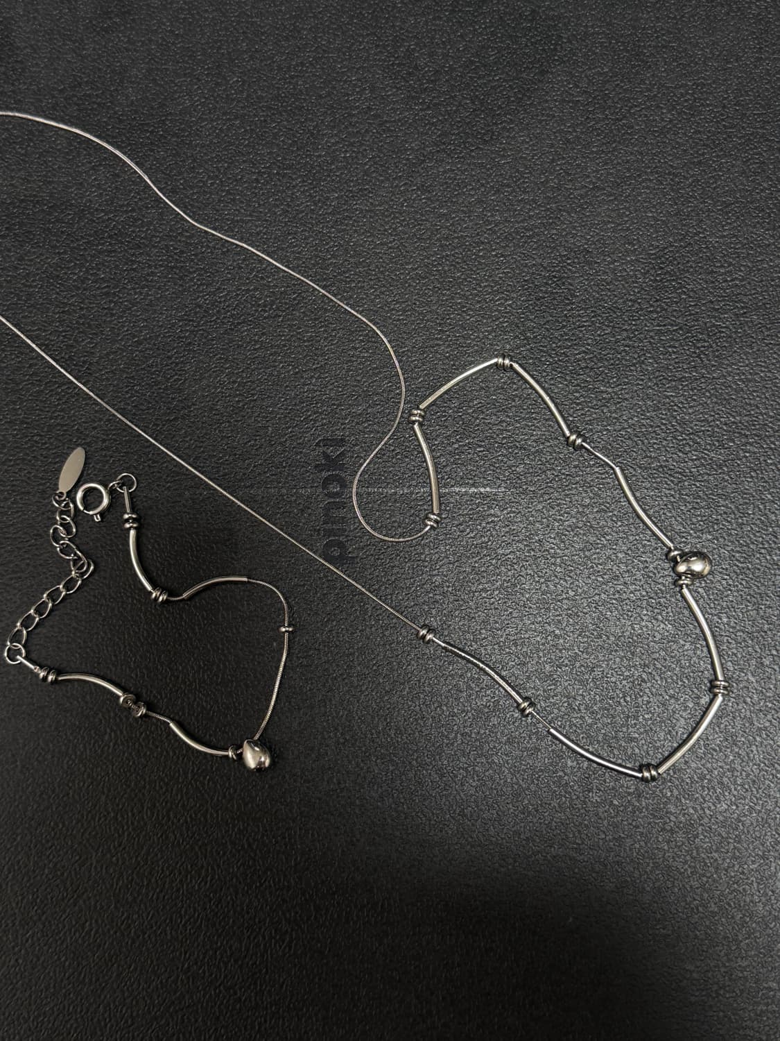 벨리에 브레이슬릿 + 목걸이 세트 상품이미지1