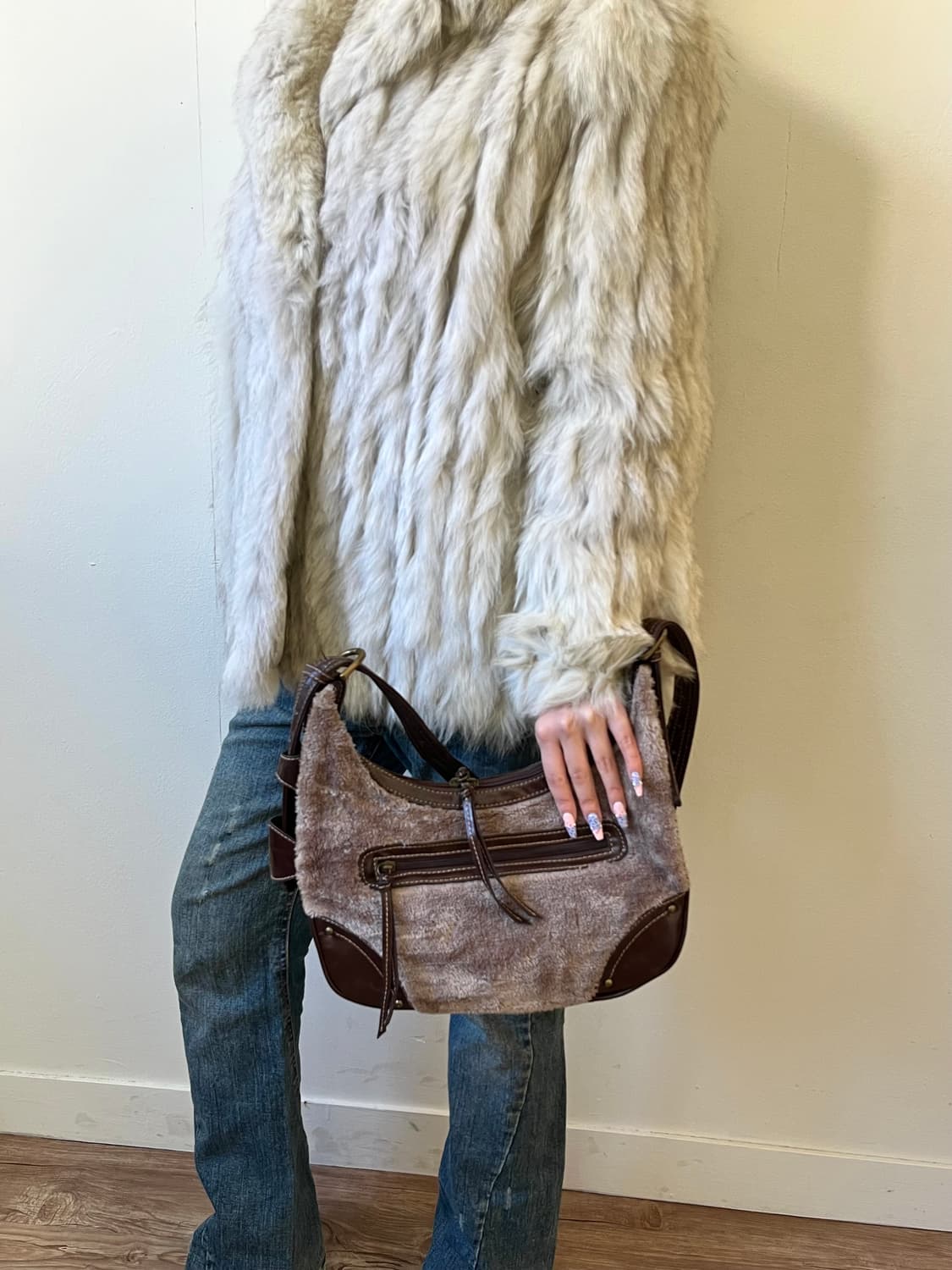 B_FIELD 퍼 호보백 상품이미지7