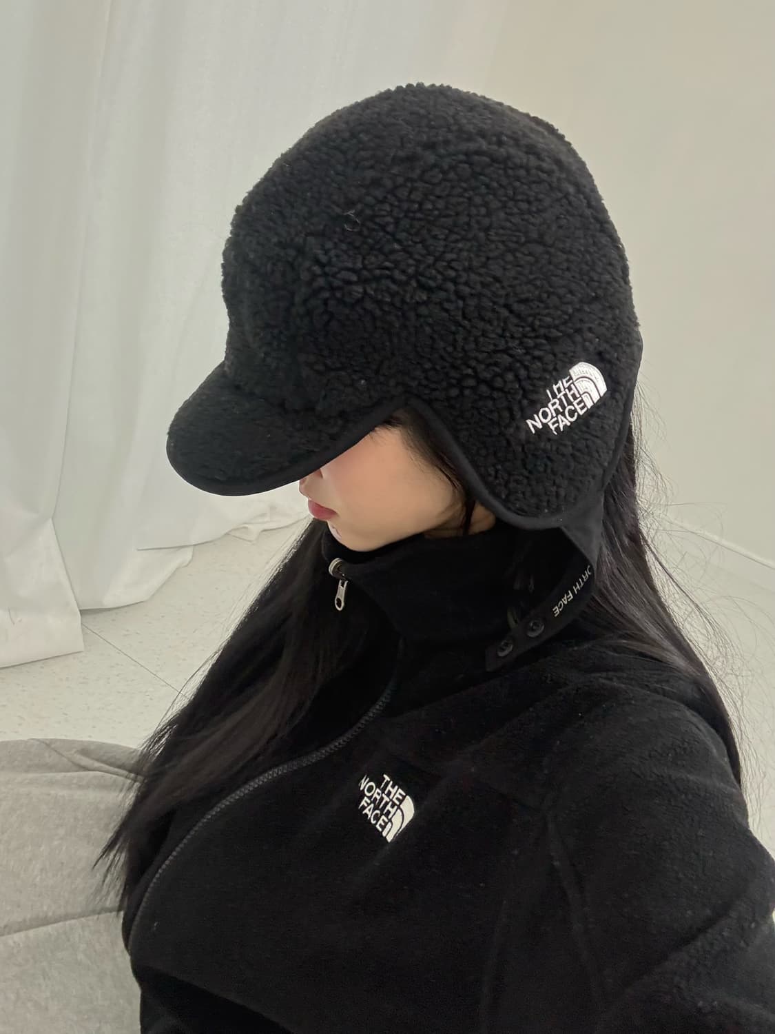 노스페이스 블랙 후리스 트루퍼햇 상품이미지1