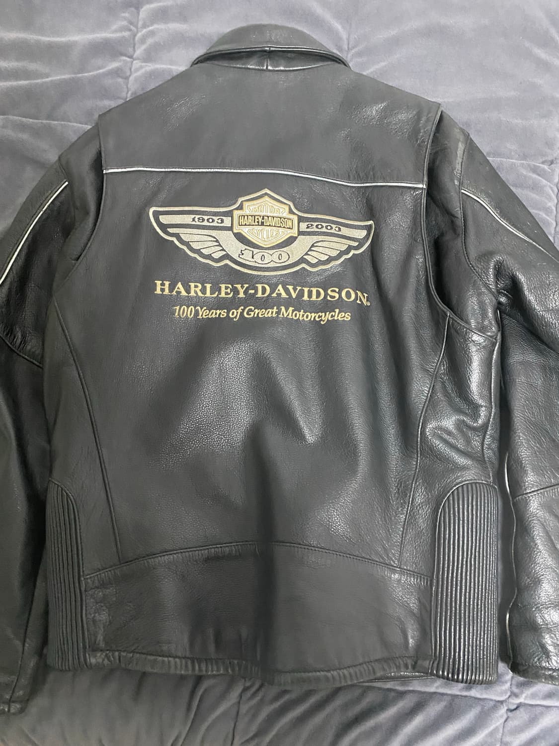 할리데이비슨 100주년 가죽자켓 상품이미지2