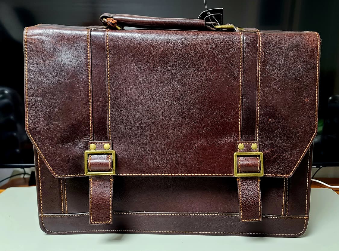 [새상품/택포함] 윌슨 레더 천연가죽 서류가방​/( 덤으로 가방 +1) 상품이미지1