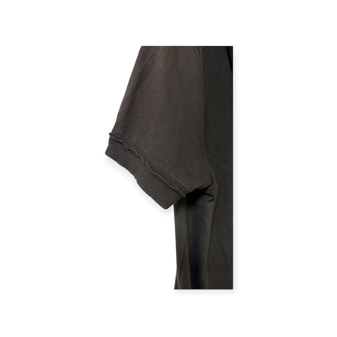 코이세이오st 빈티지 레이어드 반팔 후드 맨투맨 브라운 상품이미지3