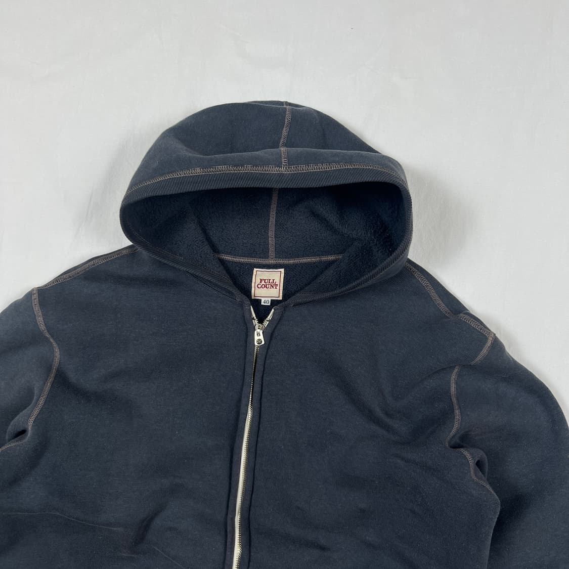 90‘s 풀카운트 fullcount 스웻 후드집업 상품이미지2