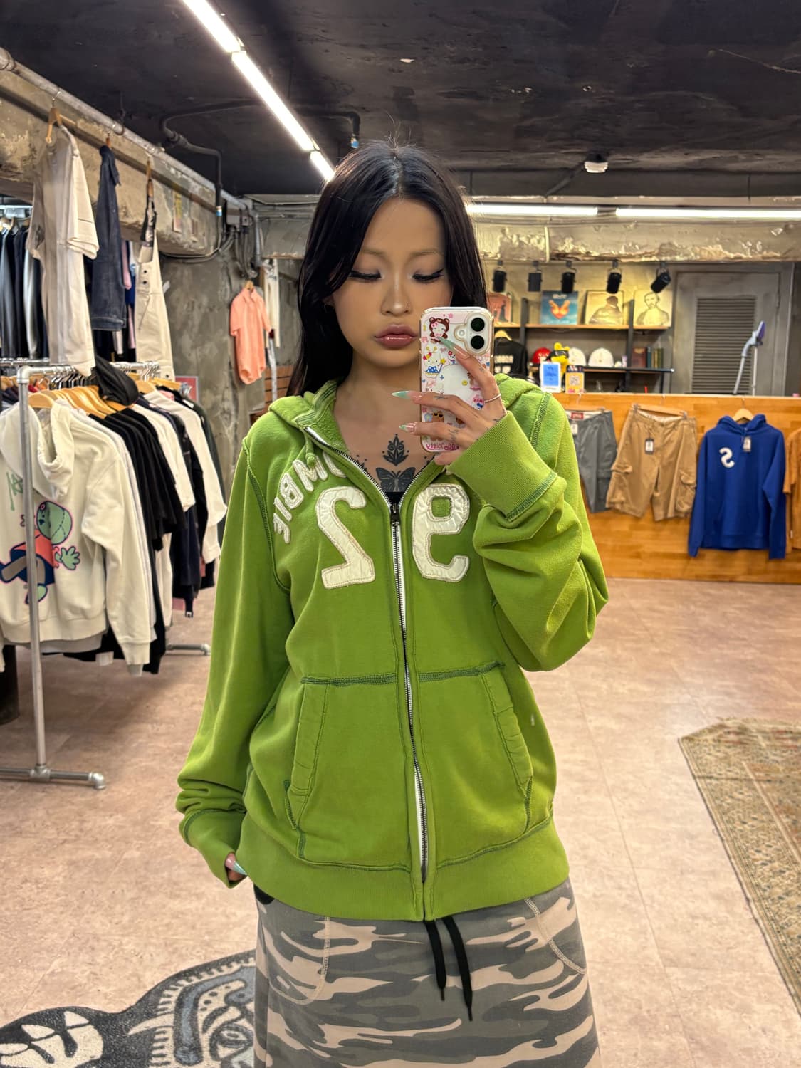 아베크롬비 그린 후드집업 #csz4338 상품이미지1