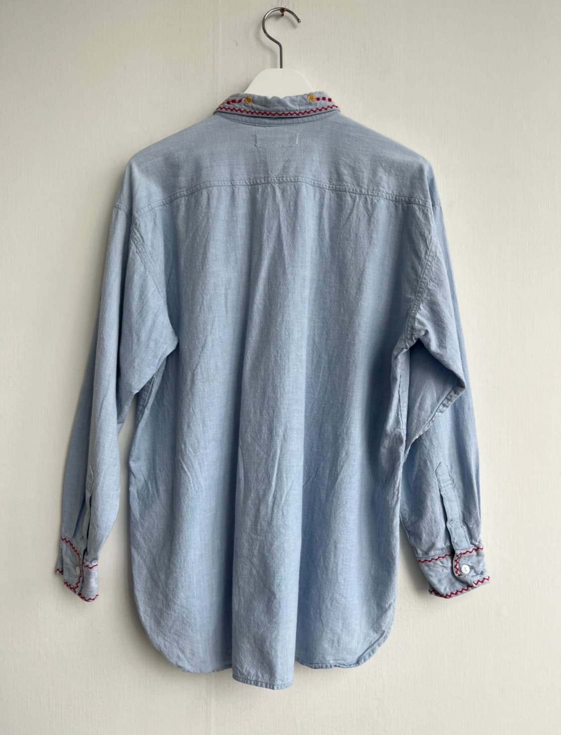 JOHN MALLORY 데님 자수 셔츠 블라우스 상품이미지9