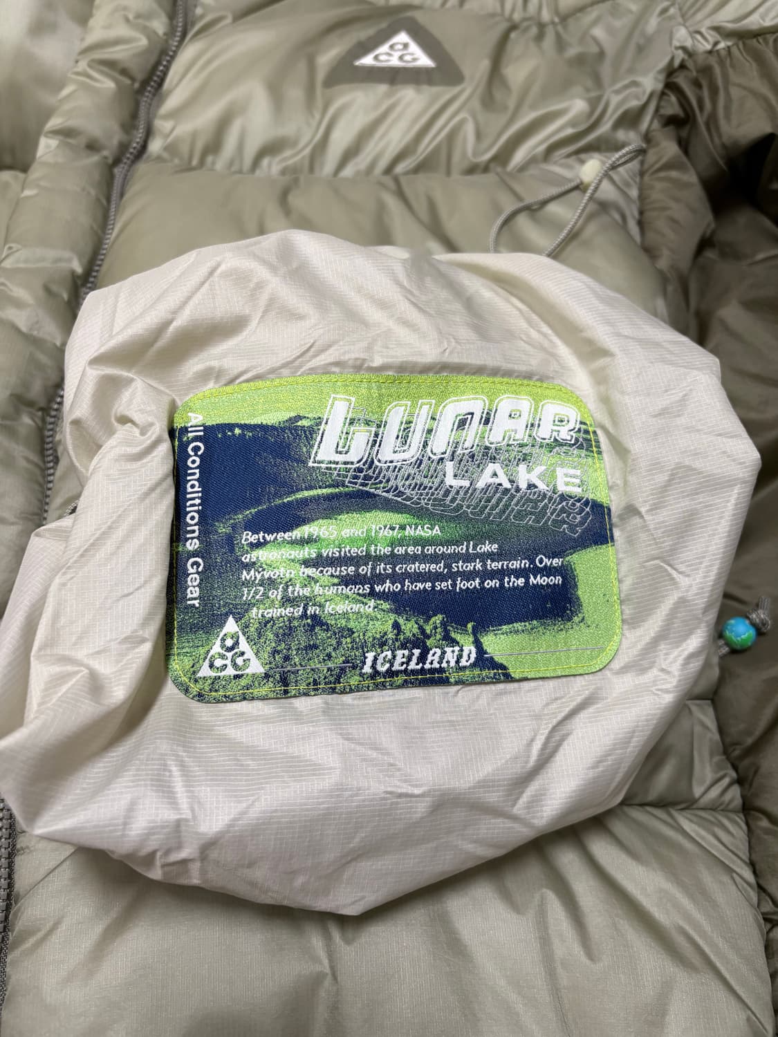 나이키 ACG 써마핏 루나 레이크 퍼퍼 자켓 라이트 아미 아시아 M 상품이미지9