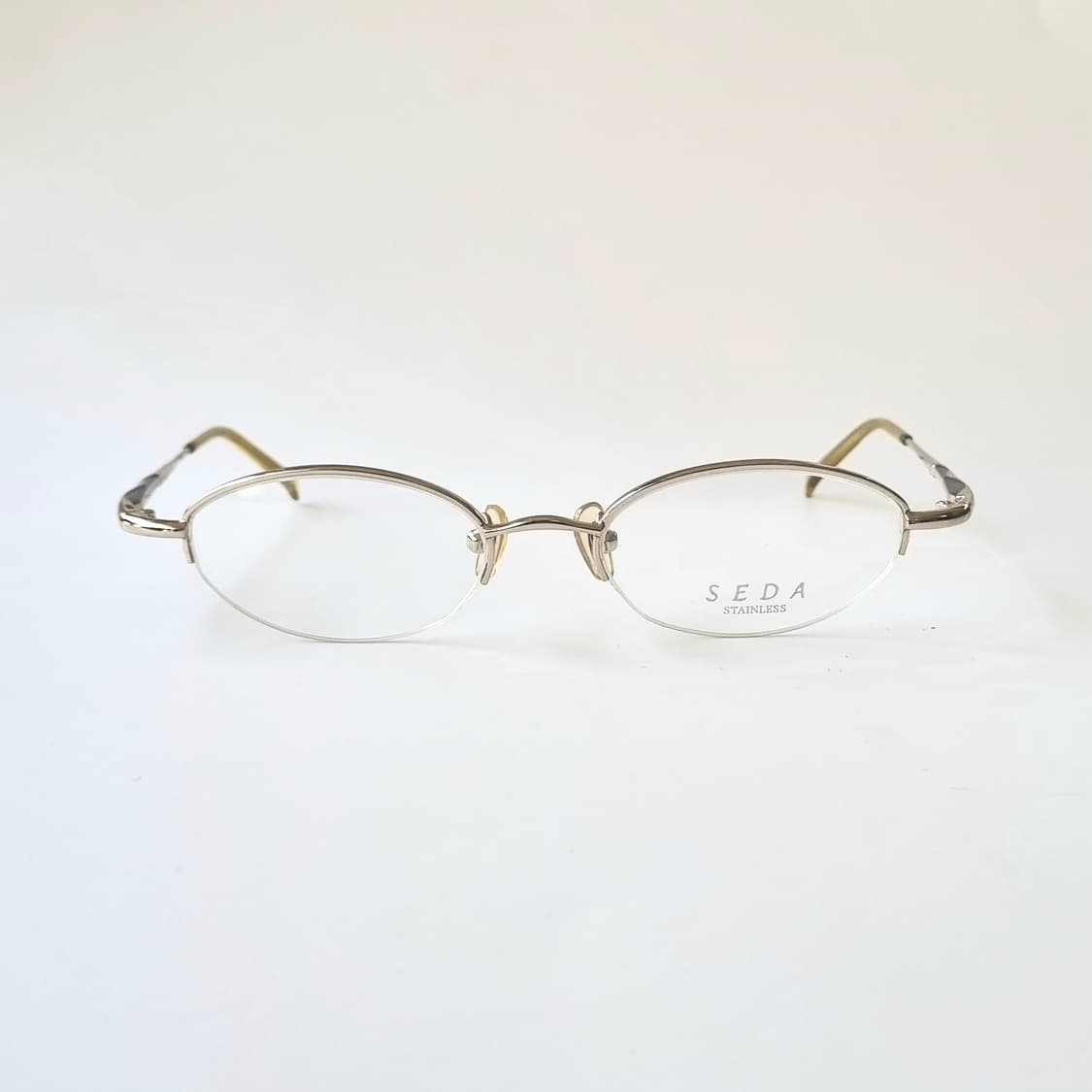 데드스탁 SEDA 일본산 초경량 스테인리스 반무테 안경테 563 상품이미지2