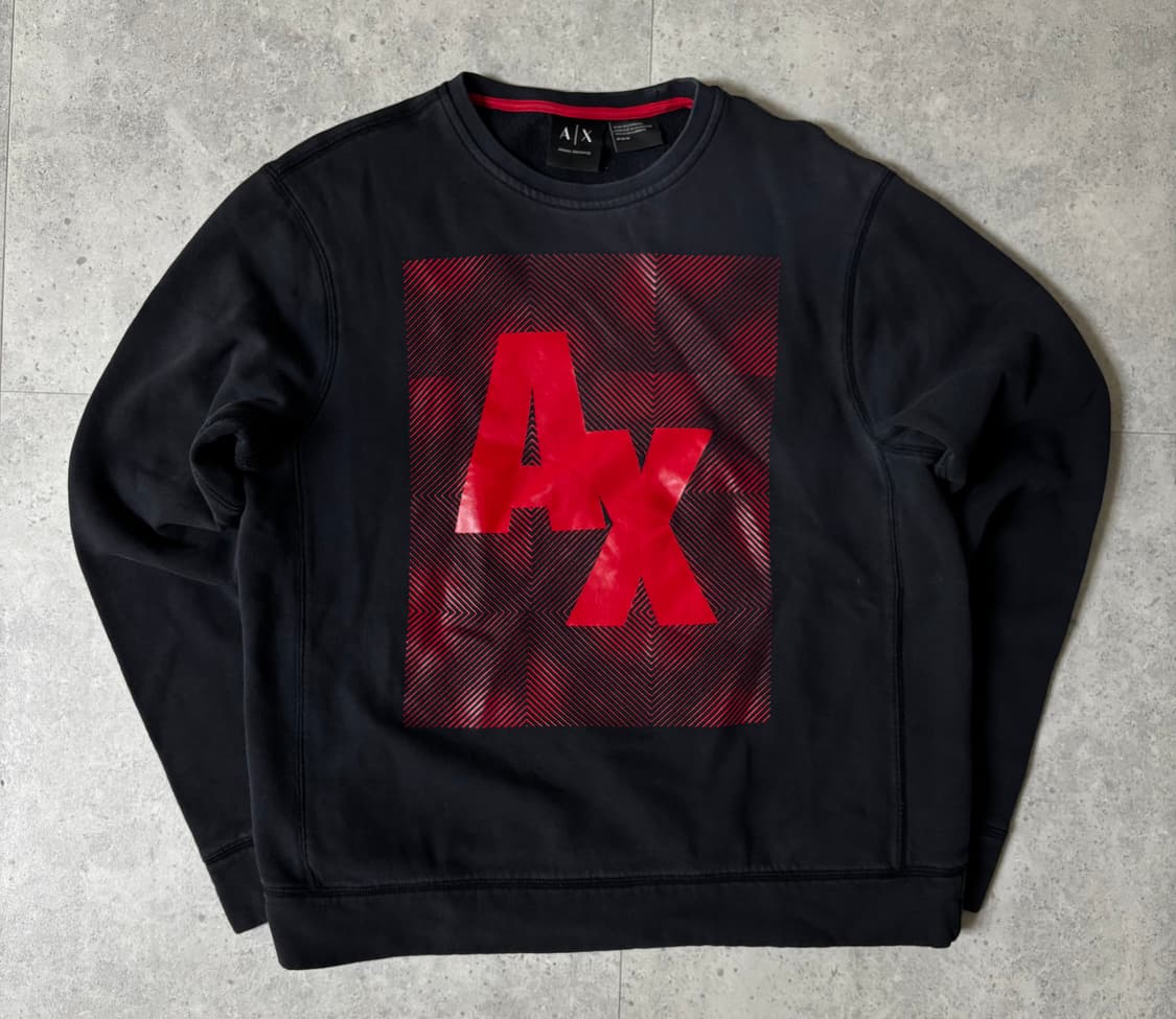 아르마니 익스체인지 기모 맨투맨 상품이미지1