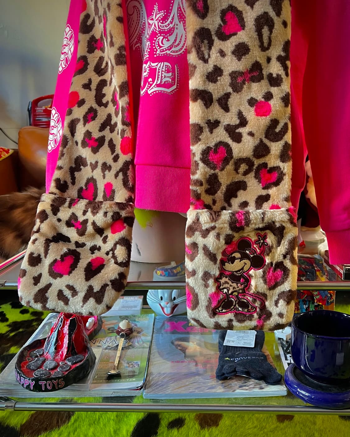 TOKTO DISNEY RESORT Leopard Ear-Flap Hat 상품이미지3