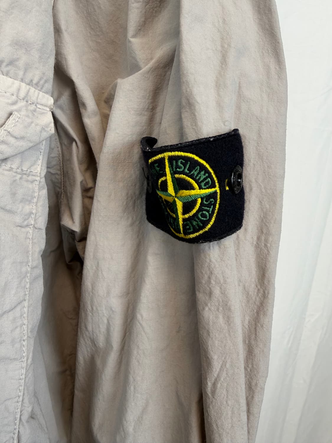 스톤아일랜드 나일론자켓 메탈 가먼트다잉 오버셔츠  상품이미지2