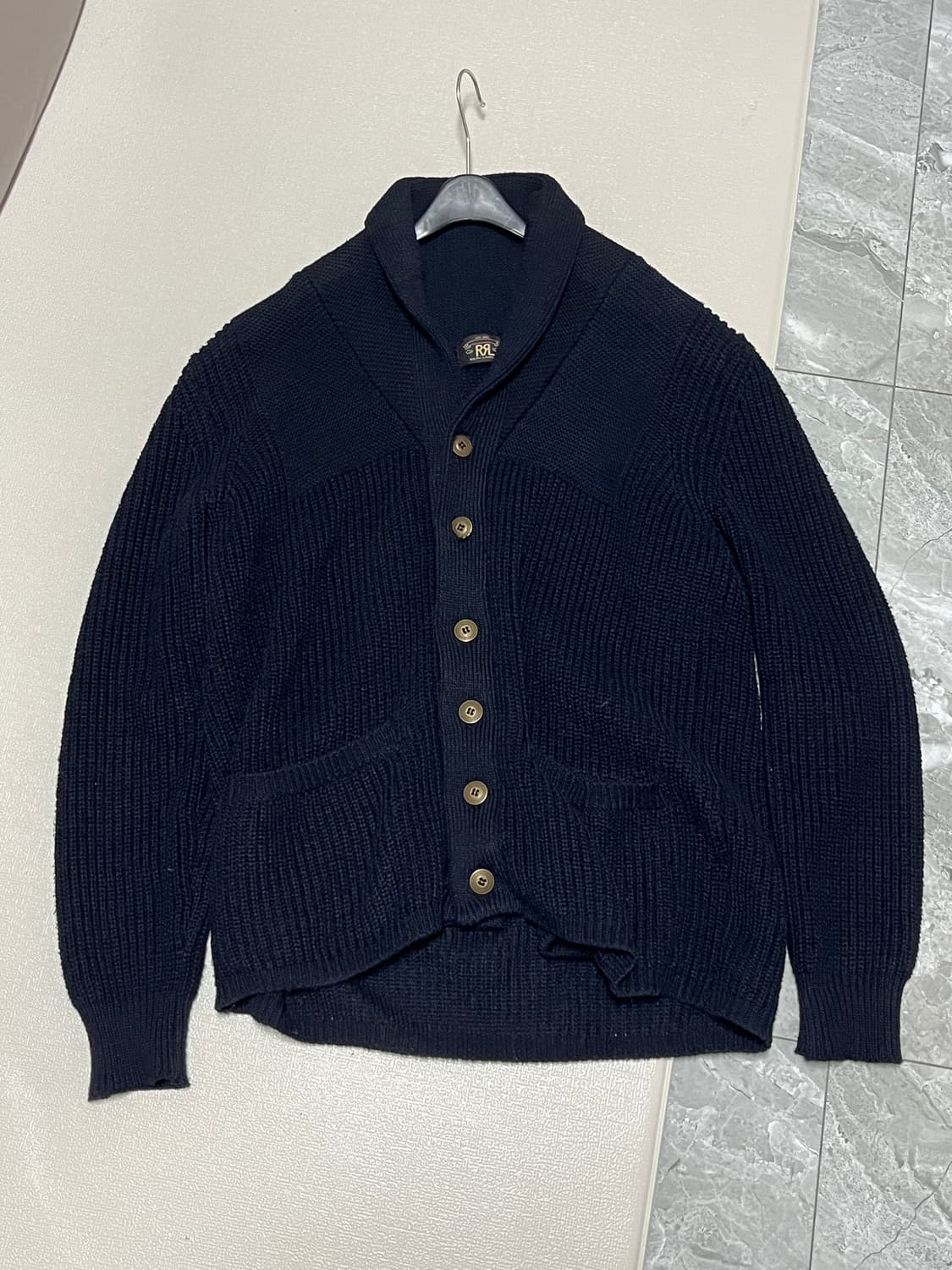 RRL 더블알엘 숄카라 가디건 Large 상품이미지1