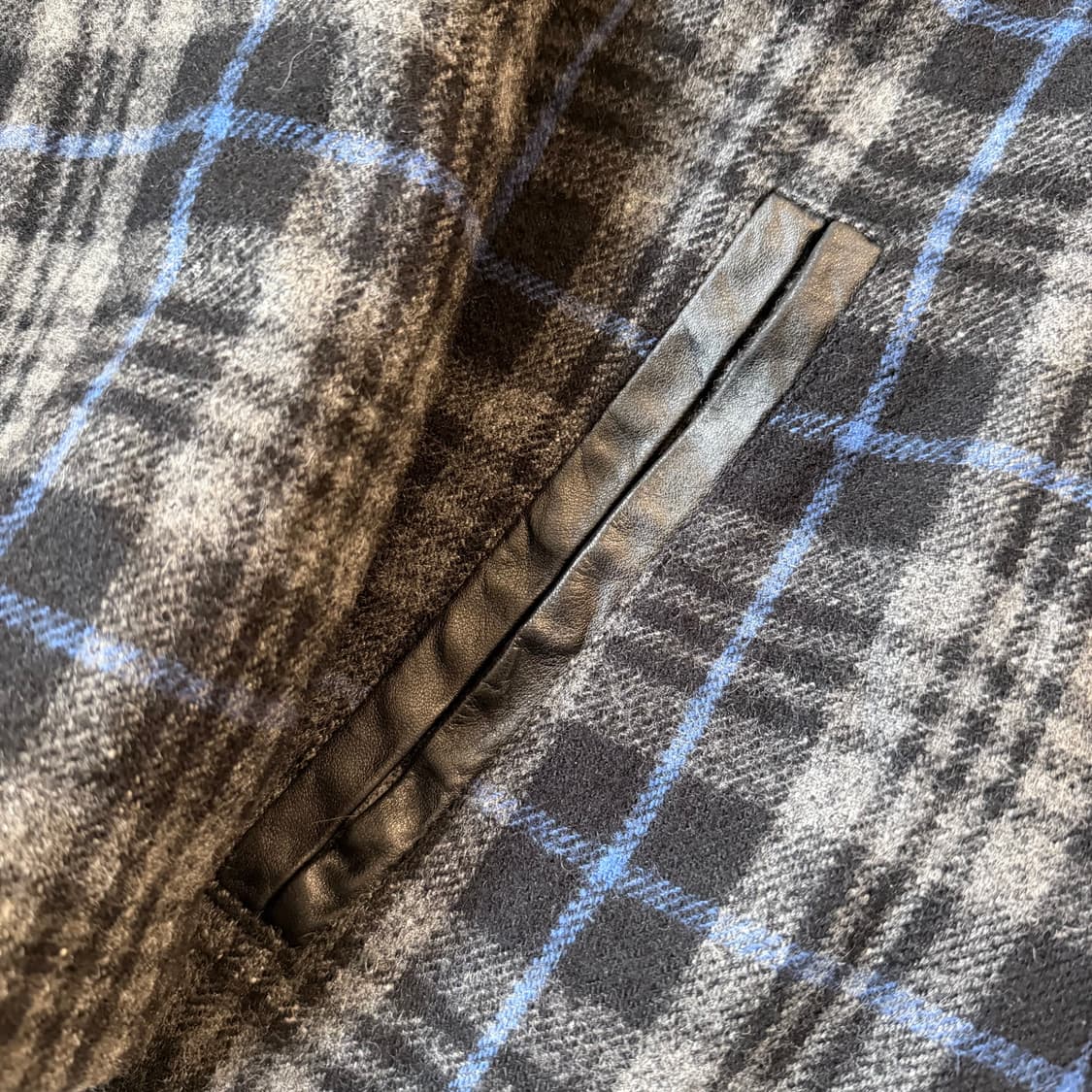 00s 올드 스투시 울 체크 자켓 상품이미지6