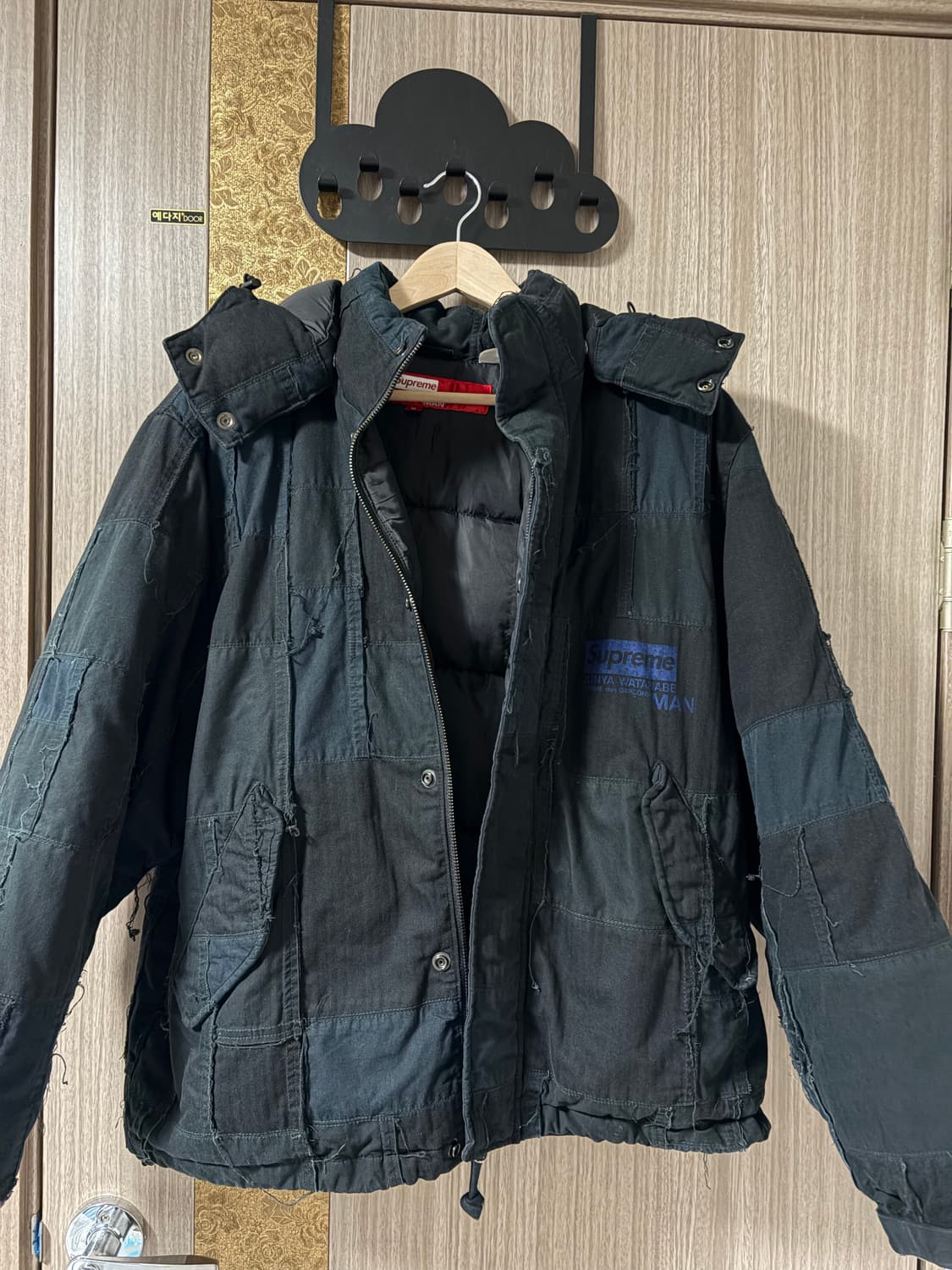 슈프림 준야 와타나베 푸퍼 패딩 블랙 M 상품이미지3