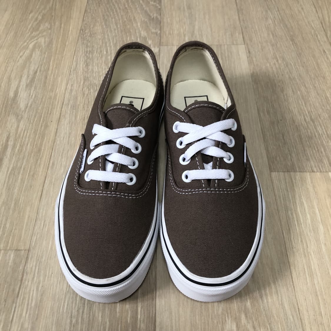 (230) 새상품 반스 VANS 어센틱 워시드 브라운 스니커즈 상품이미지9