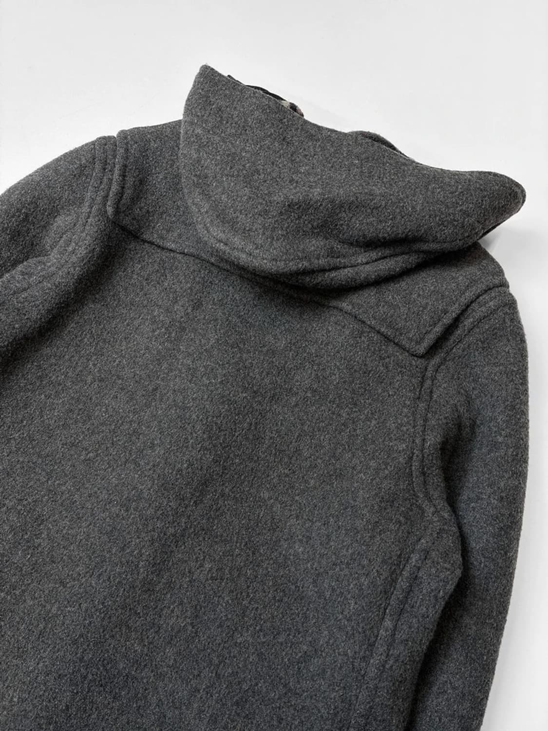 버버리 90's 오리지널 울 더플 후디 코트 PN5617 상품이미지5