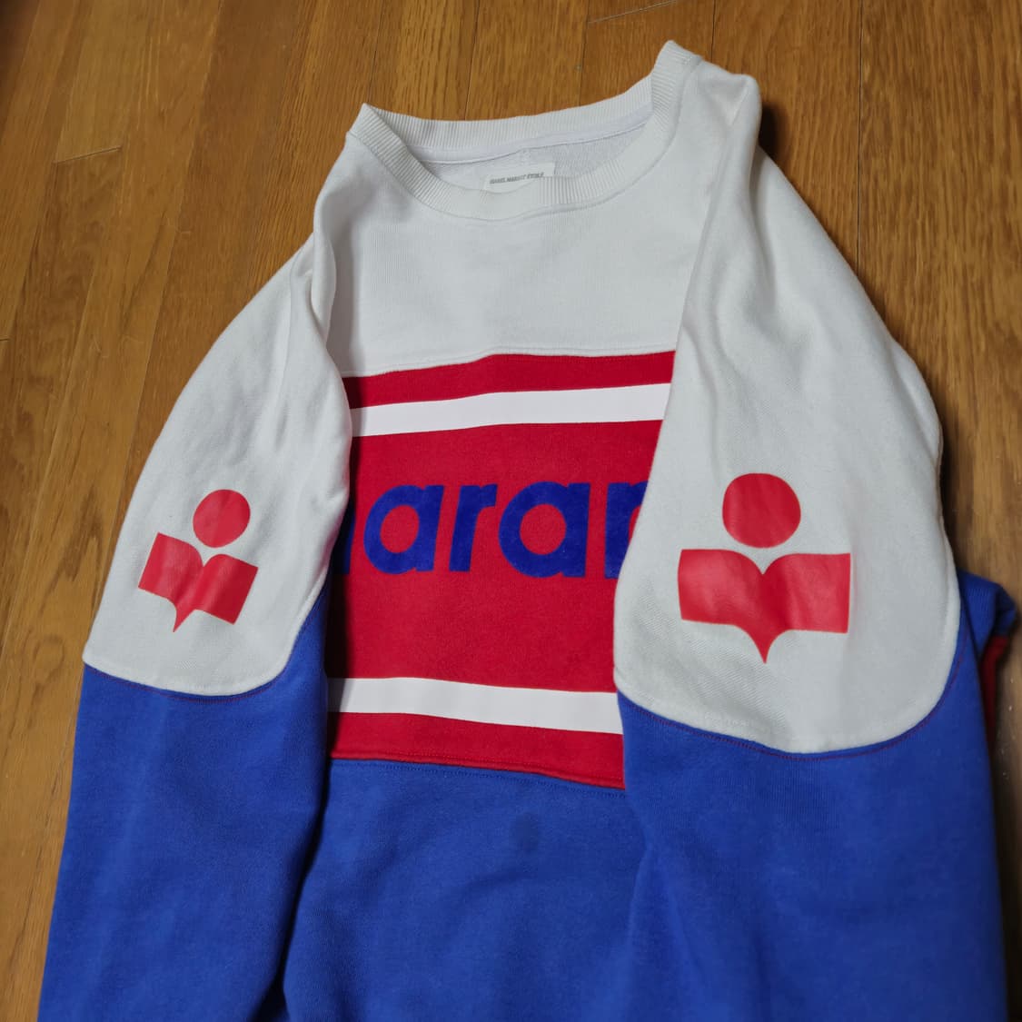 마랑 marant 로고 컬러 맨투맨 상품이미지5