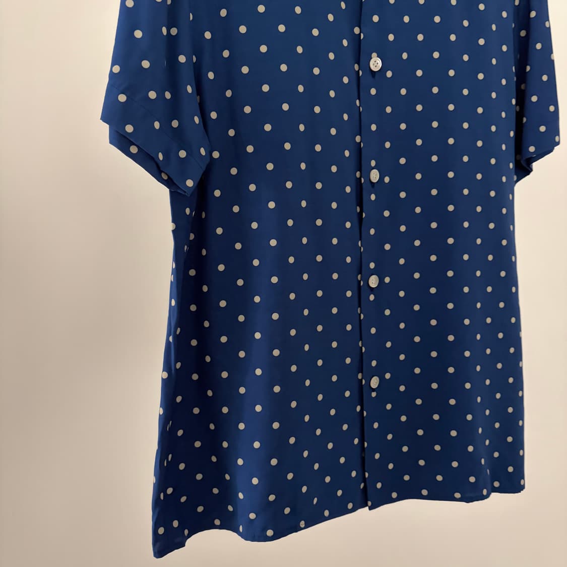 Polka Dot Round Collar Blouse 상품이미지4
