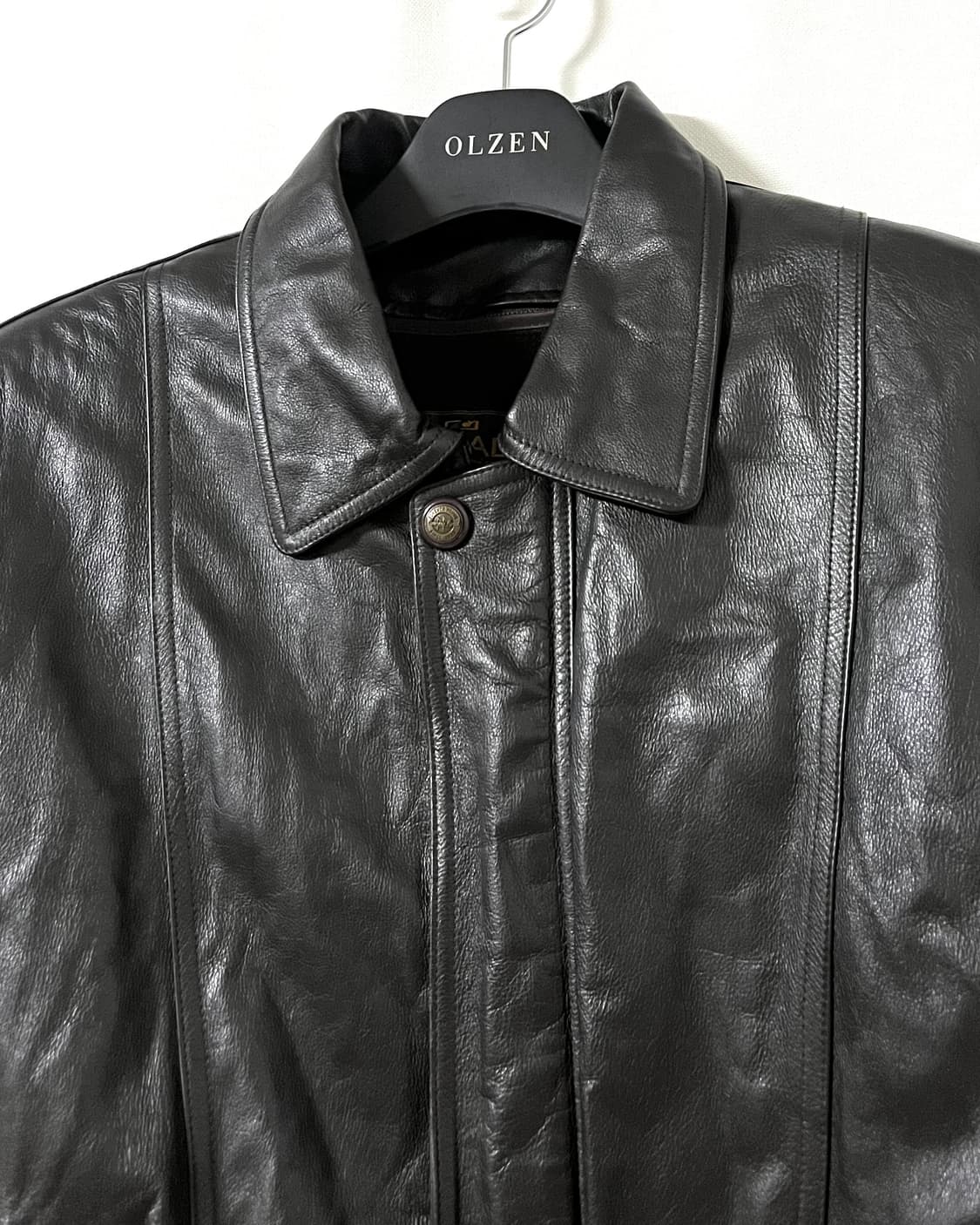 대동모피 소가죽 봄버 자켓 상품이미지7