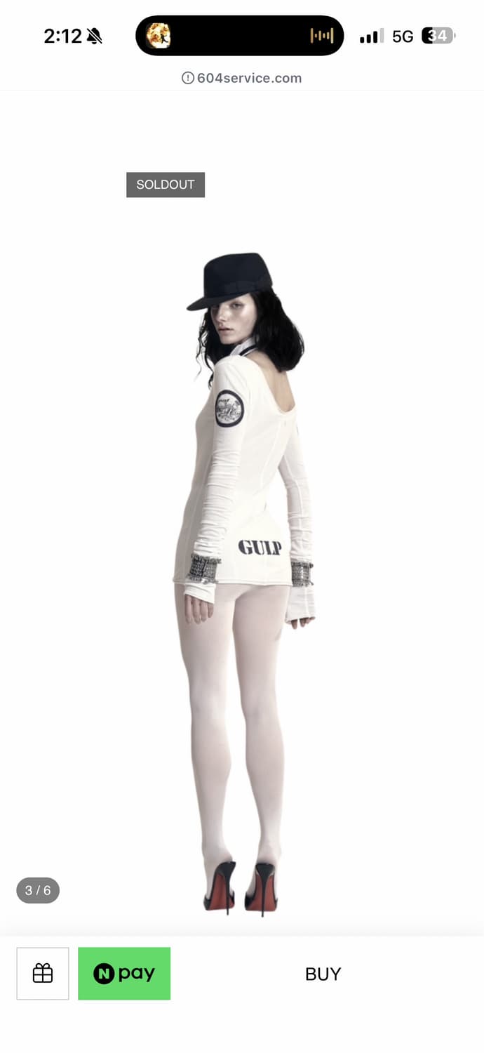 604서비스 GULP SLIM T-SHIRT 슬림 티셔츠 상품이미지3