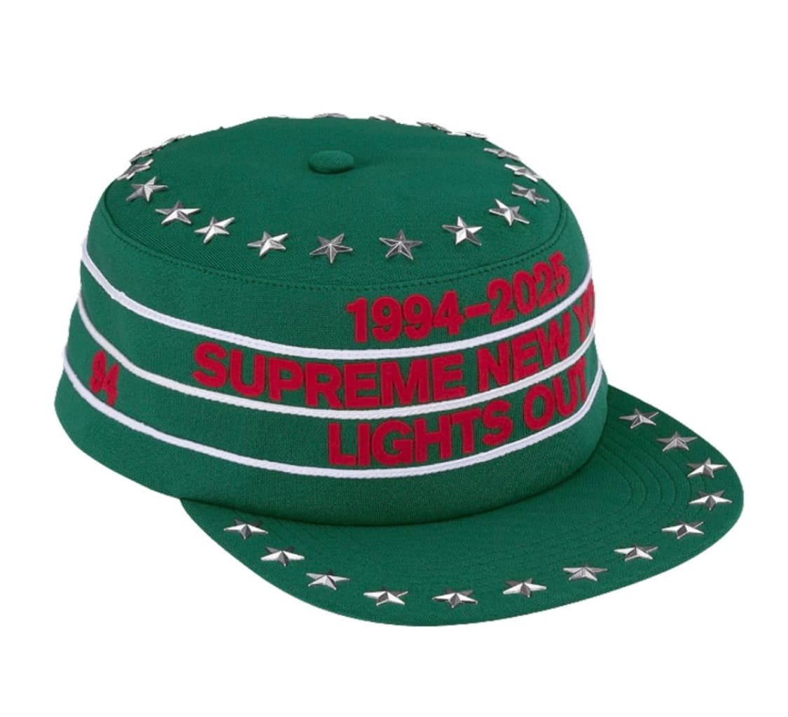 슈프림 25FW 스타 스터드 필박스캡 그린 상품이미지1