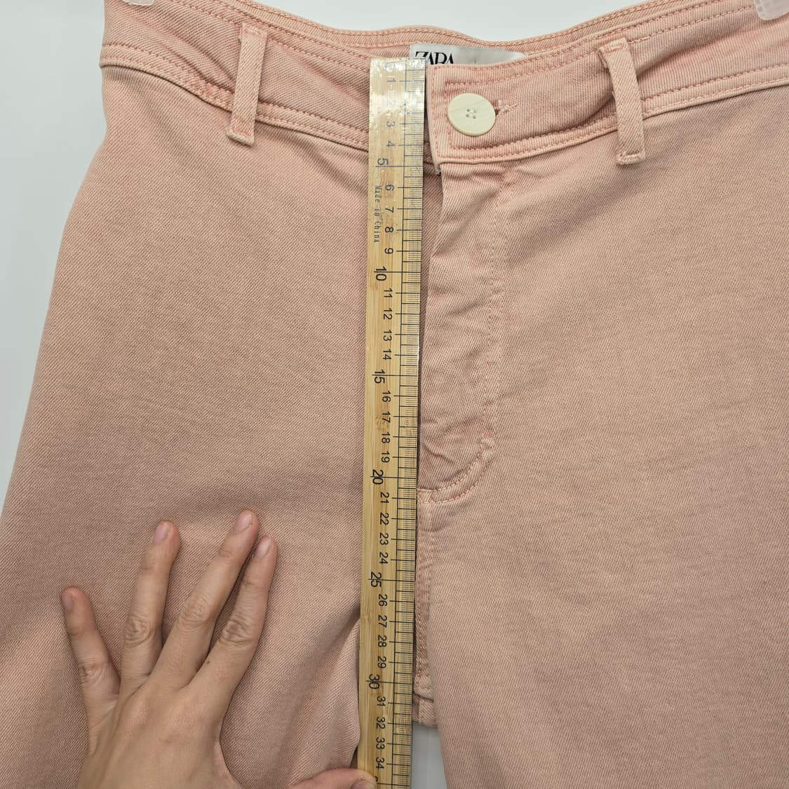 자라 핑크 와이드 데님 팬츠 24 상품이미지4