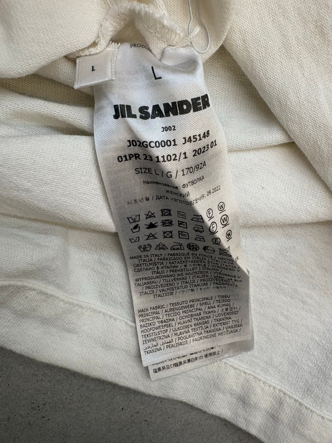 질샌더 티셔츠 상품이미지7