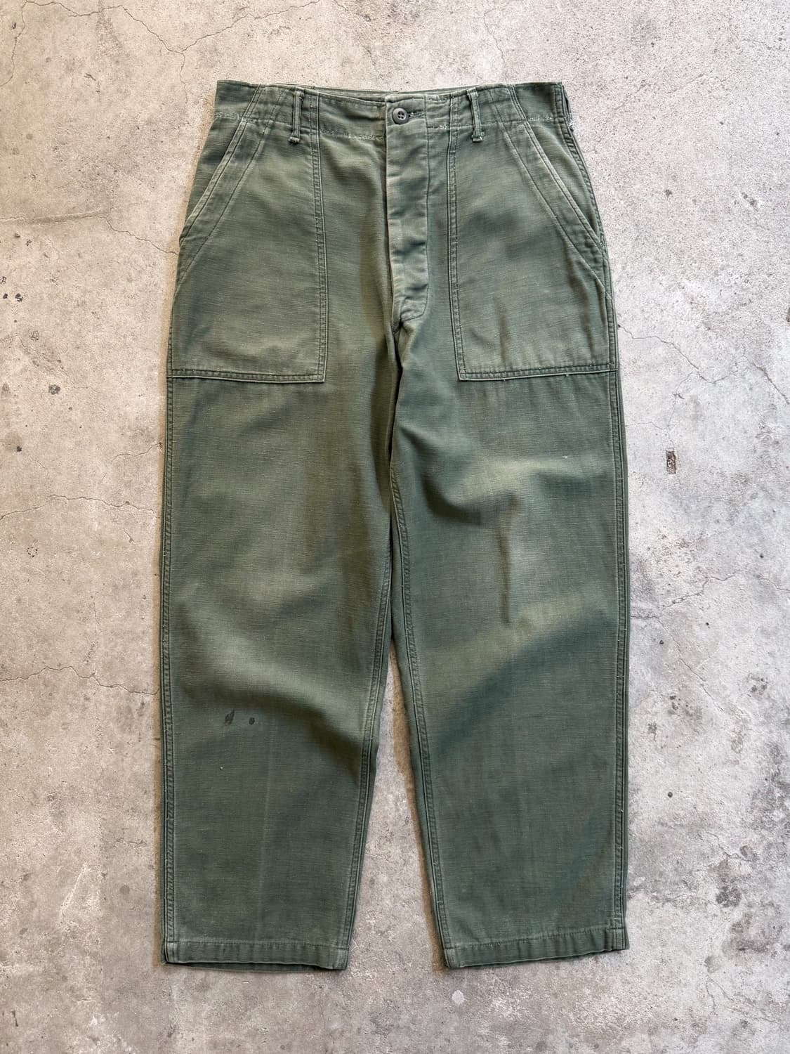 70s U.S Army OG-107 Cotton Utilit Pants 상품이미지1