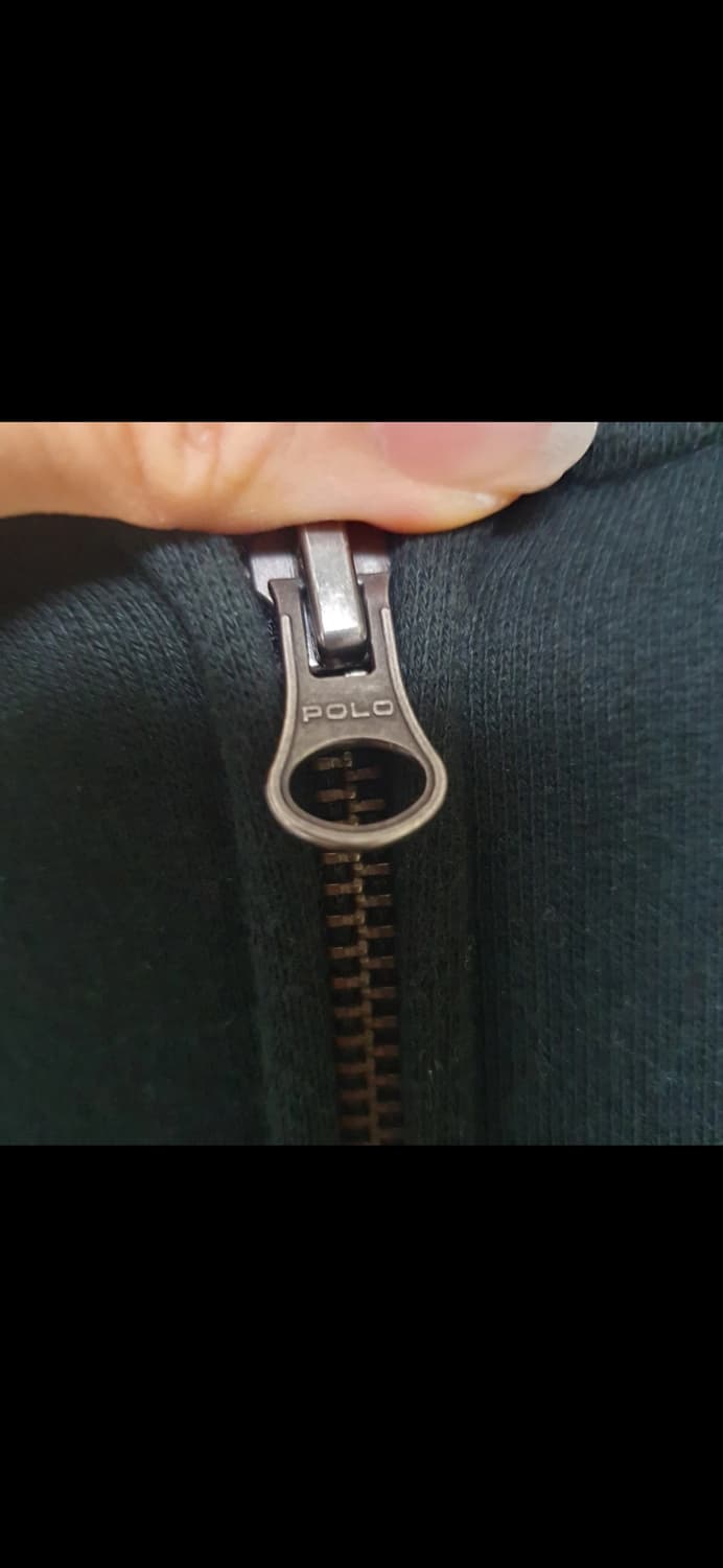 폴로 랄프로렌 블랙 후드집업 XL 상품이미지3