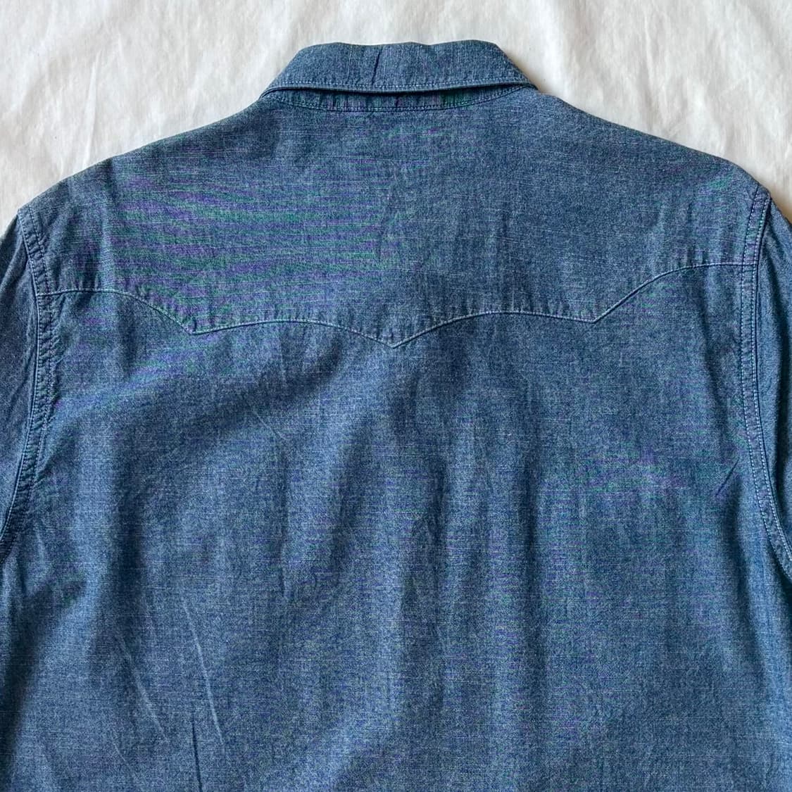 [102-105] DENIM & SUPPLY 샴브레이 데님 웨스턴 셔츠 상품이미지8