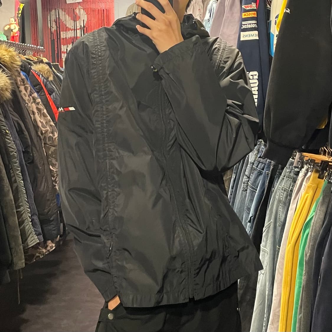 [IM] Hilfiger  타미힐피거 블랙 바람막이 상품이미지5
