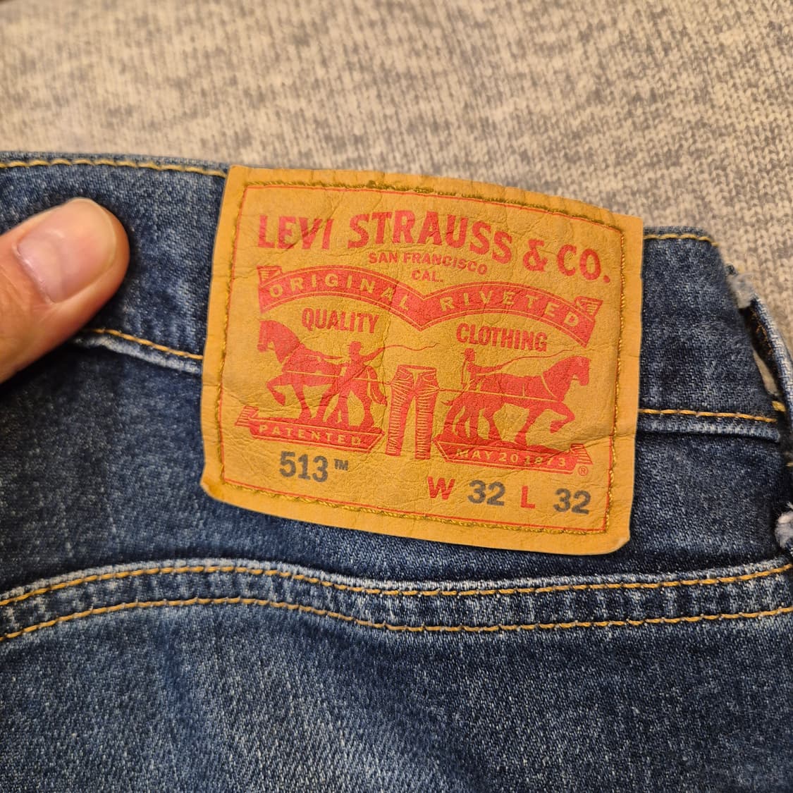 32~33인치 리바이스 513 청바지  상품이미지3