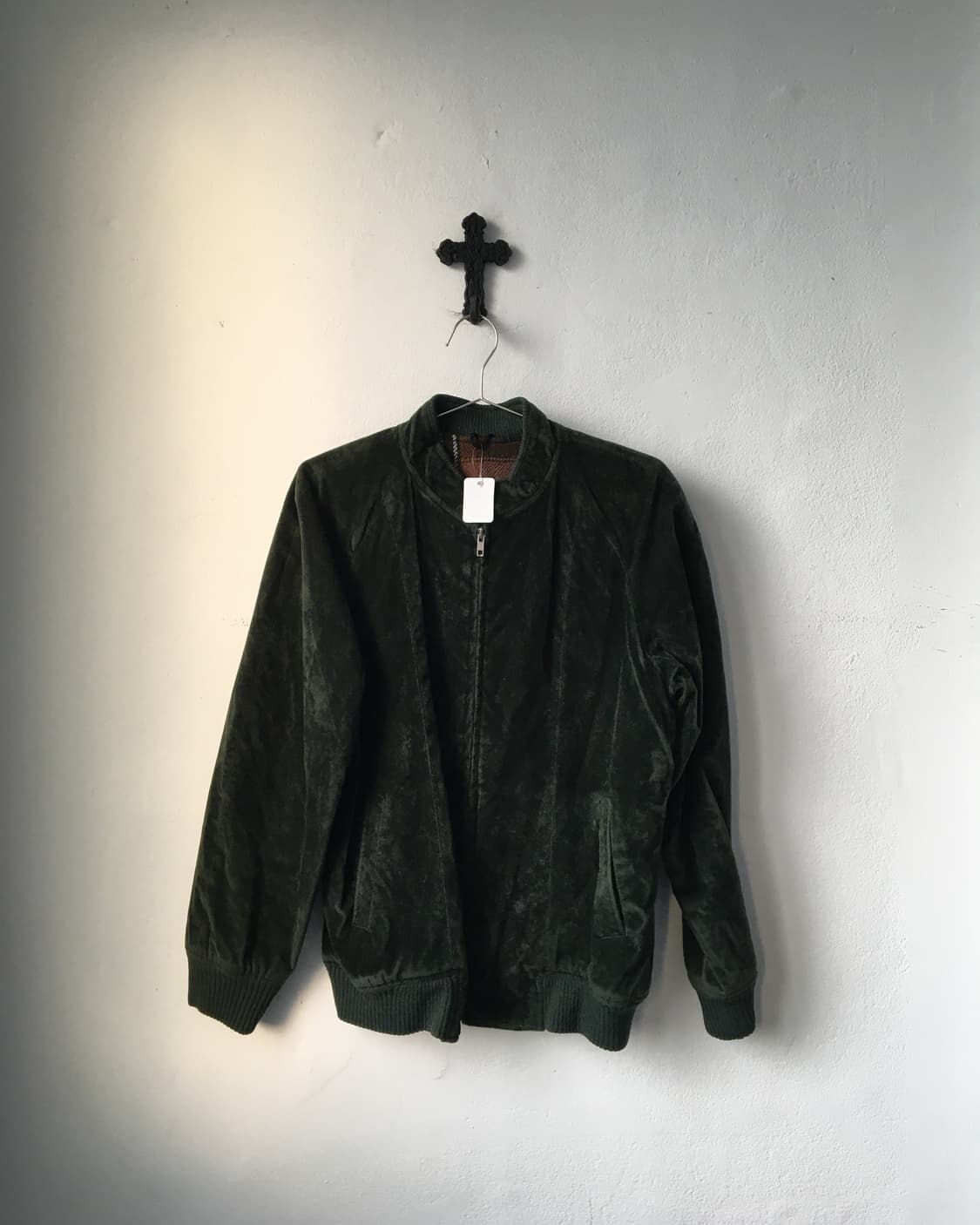 Velour high neck jacket 상품이미지2
