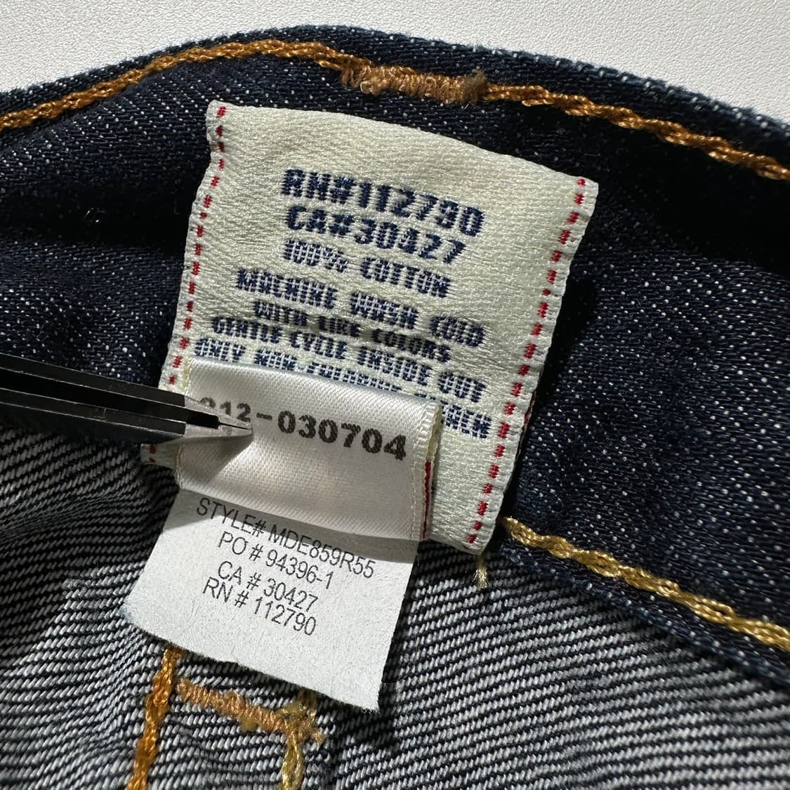 트루릴리전 스트레이트 데님 팬츠 상품이미지10