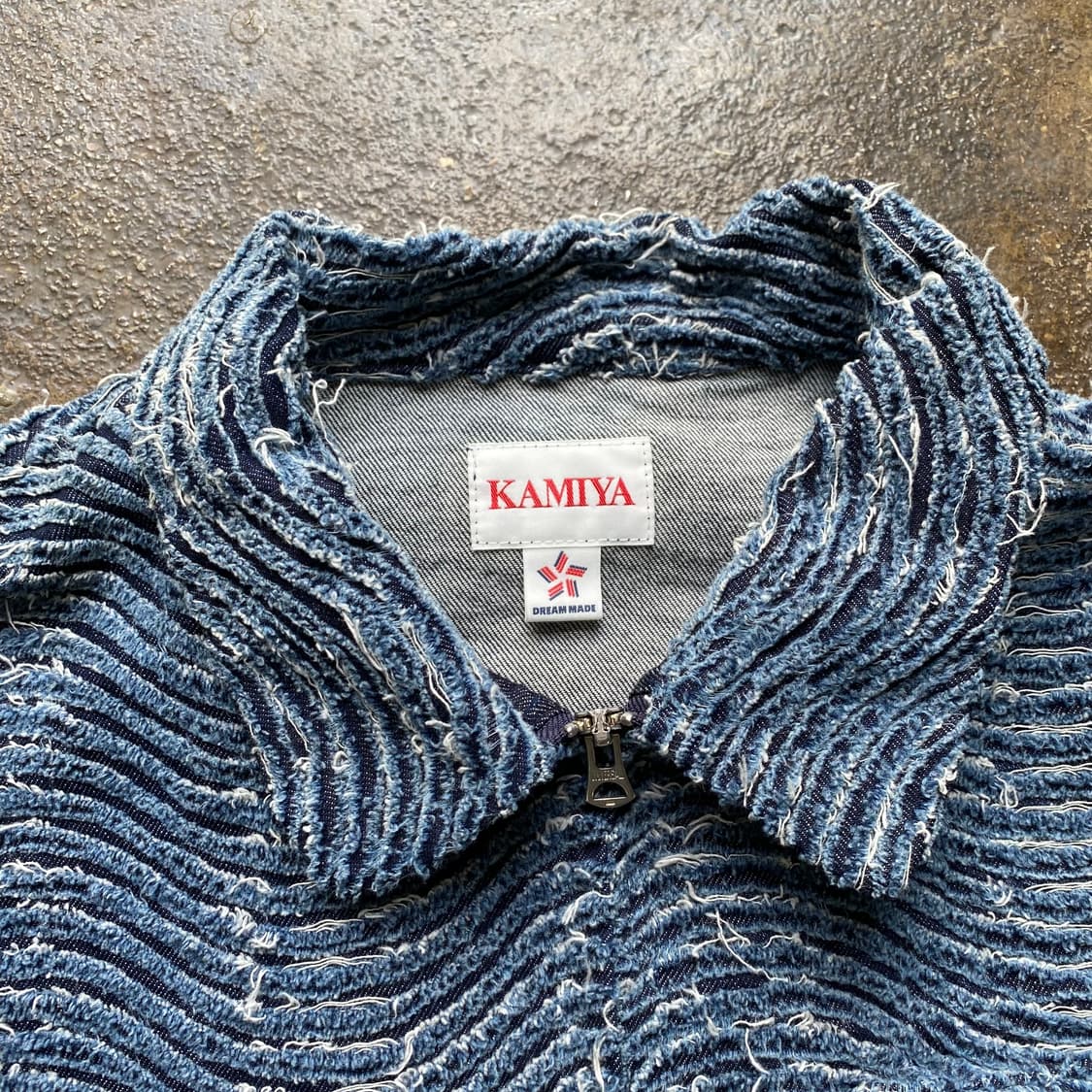 (S) KAMIYA Wave Denim Jacket 상품이미지2