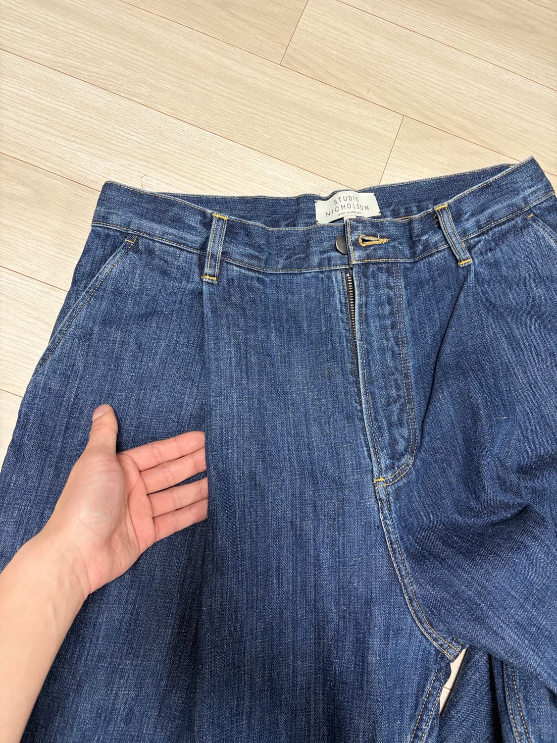스튜디오 니콜슨 워시드 데님팬츠 M 상품이미지5